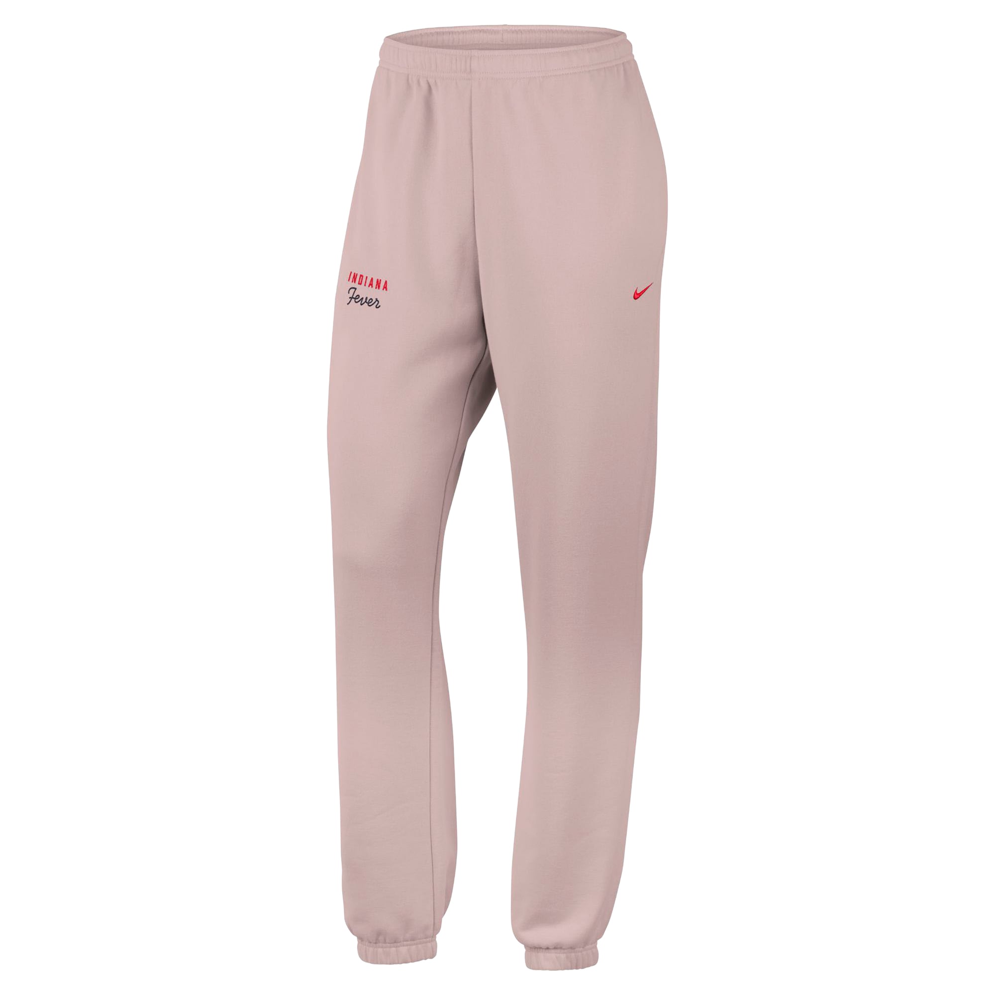 Pantalon de survêtement en molleton à revers Nike Indiana Fever Studio rose clair pour femme