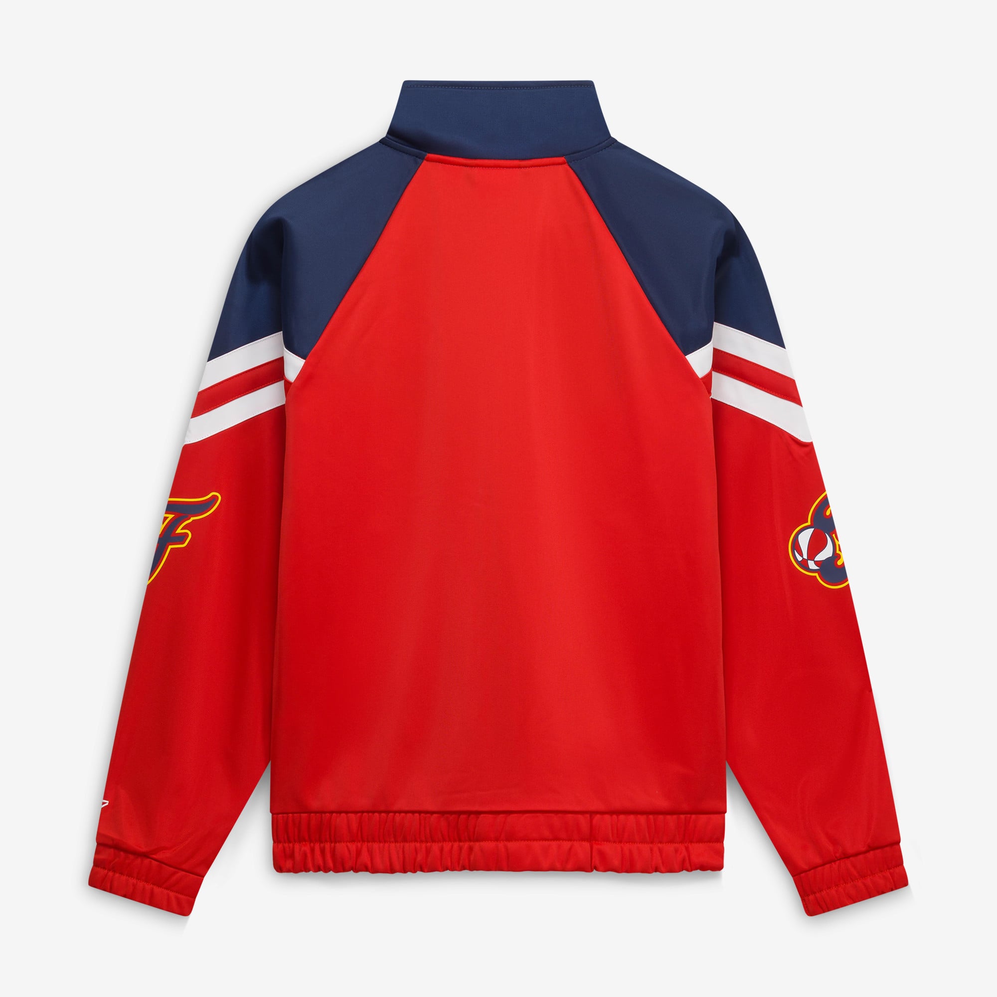 Women's Starter Indiana Fever Red Fan Club Raglan Full-Zip Track Jacket