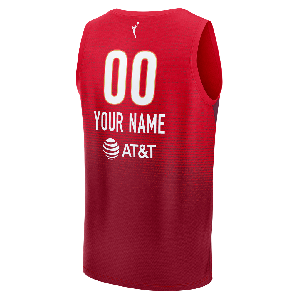 Youth Indiana Fever Fanatics Red Fast Break Custom Jersey - Rebel Edition