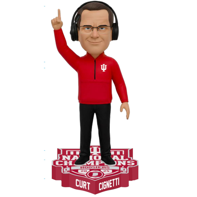 Curt Cignetti Indiana Hoosiers College Football Playoff 2025 National Champions Limited Edition Bobblehead