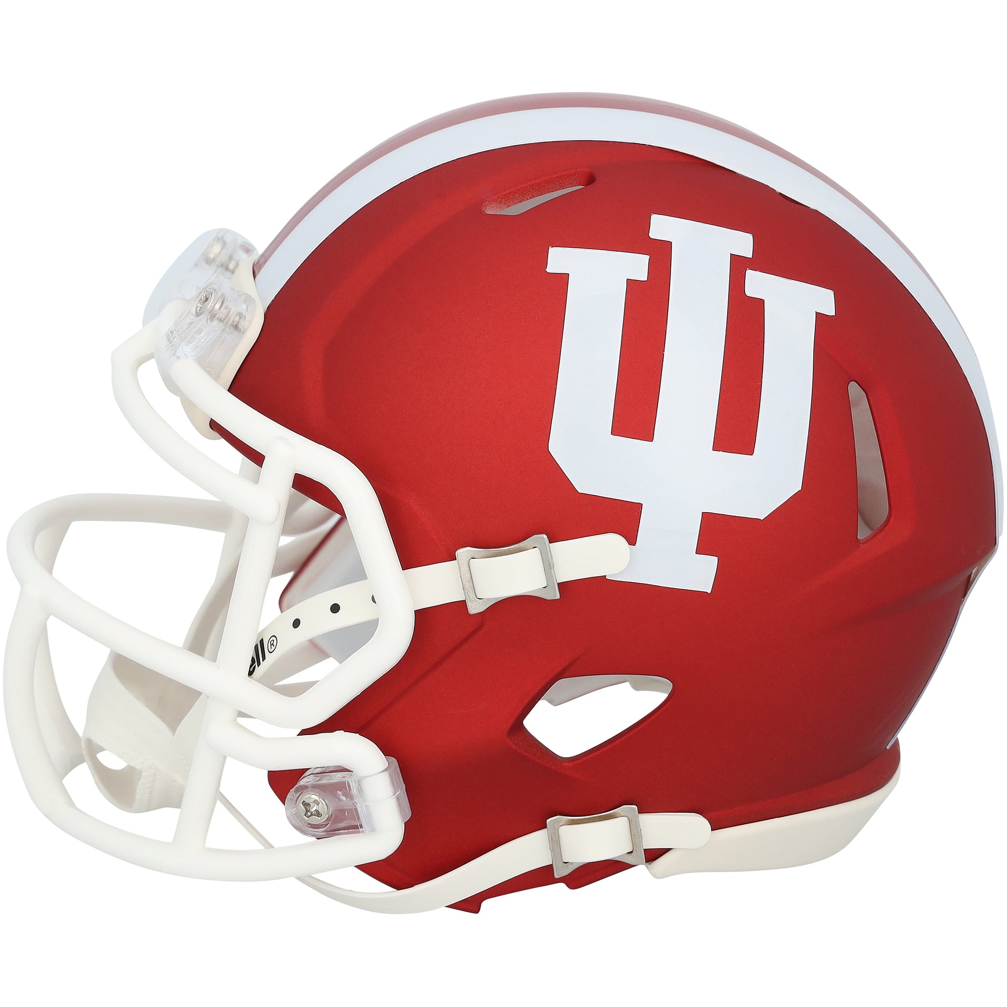 Fernando Mendoza Indiana Hoosiers Autographed College Football Playoff 2025 National Champions Riddell Logo Speed Mini Helmet