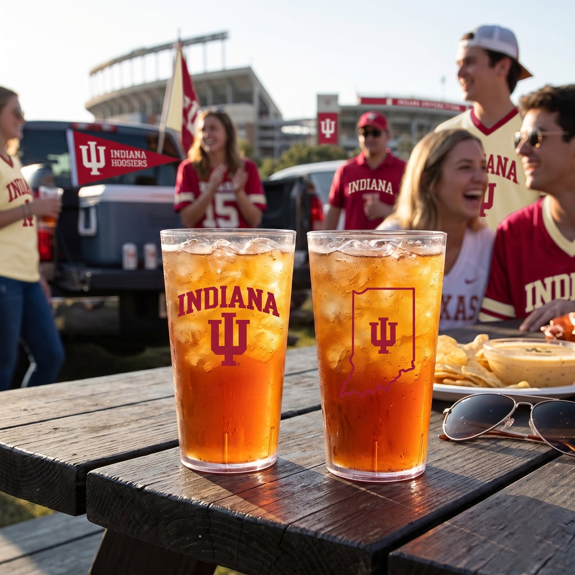 Indiana Hoosiers 24oz. Two-Pack Tritan Tumbler Set