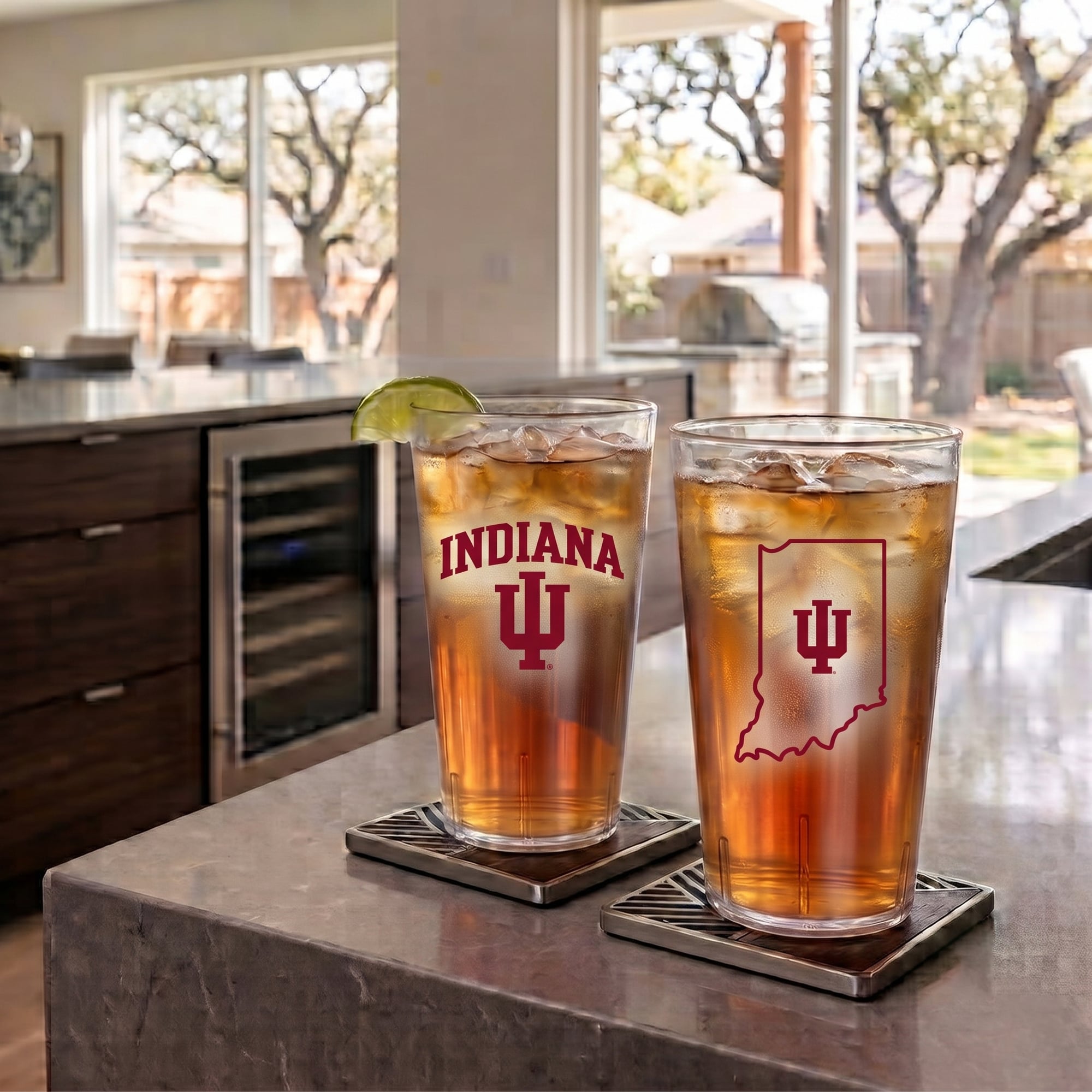 Indiana Hoosiers 24oz. Two-Pack Tritan Tumbler Set