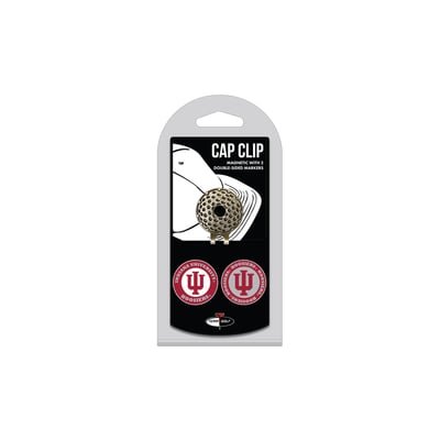 Indiana Hoosiers Cap Clip with 2 Magnetic Markers Set