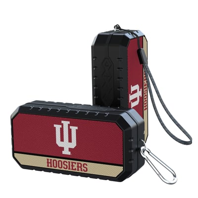 Indiana Hoosiers End Zone Water Resistant Bluetooth Speaker