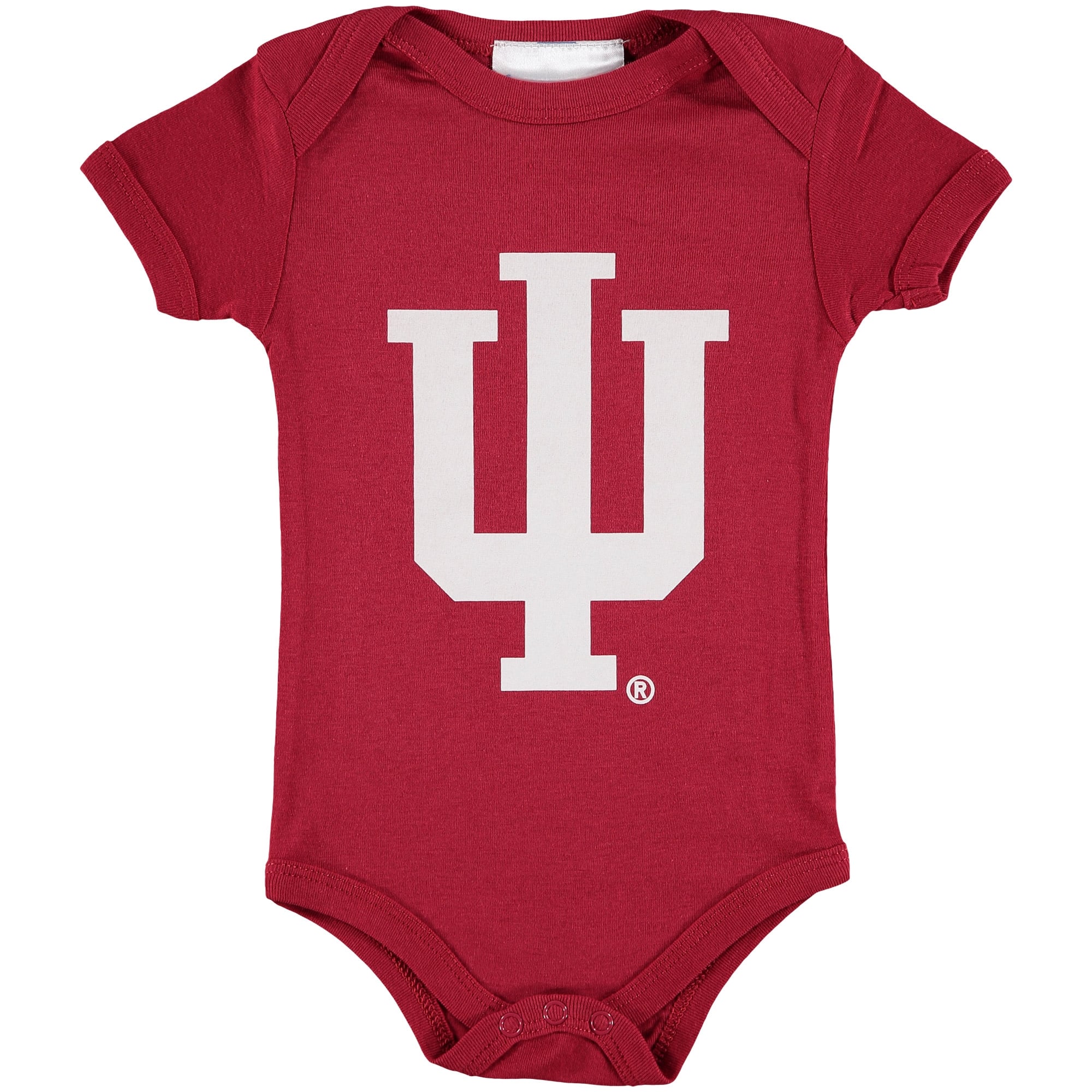 Body bébé Two Feet Ahead rouge Indiana Hoosiers à grand logo