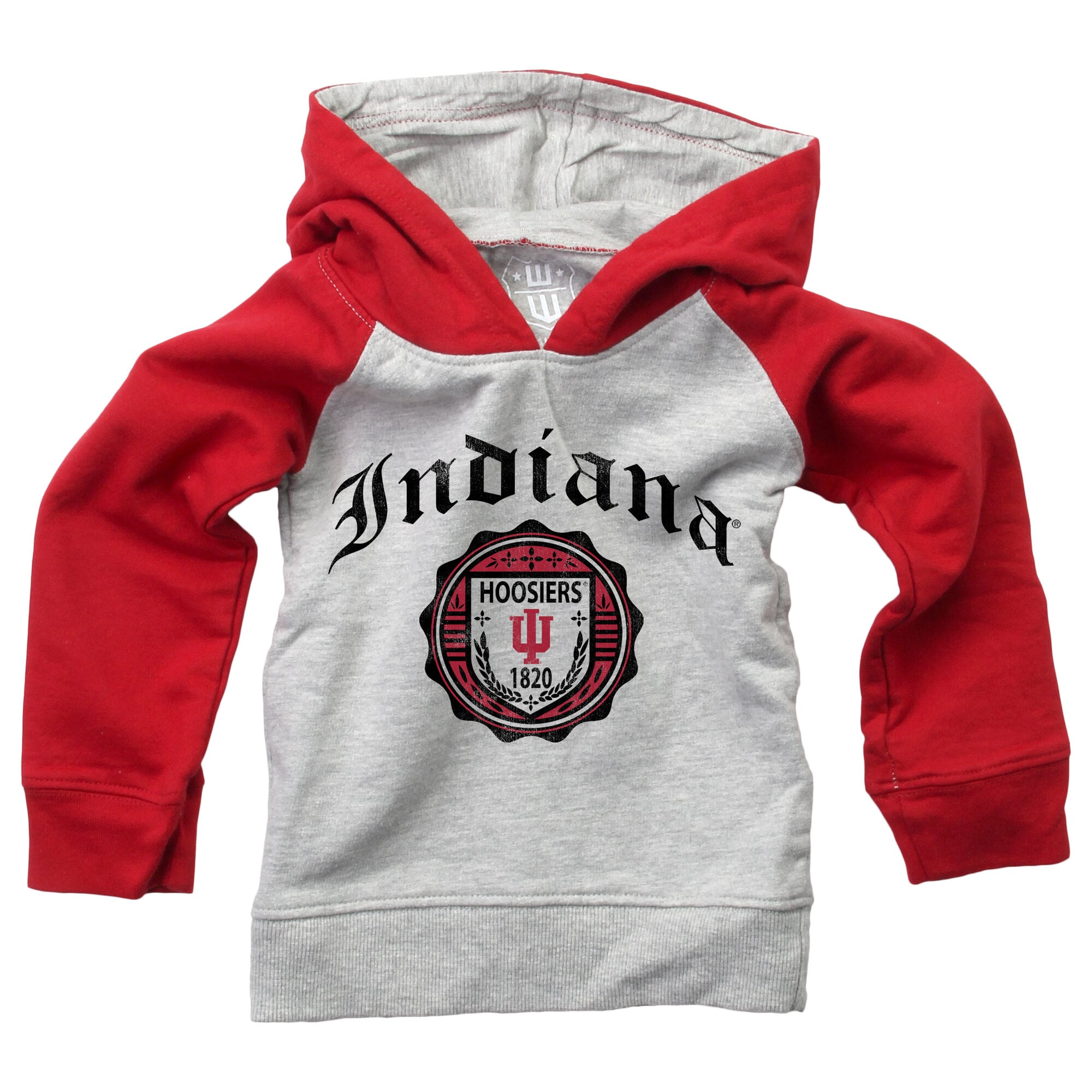 Infant Wes & Willy Crimson Indiana Hoosiers Raglan Hoodie and Sweatpants Set