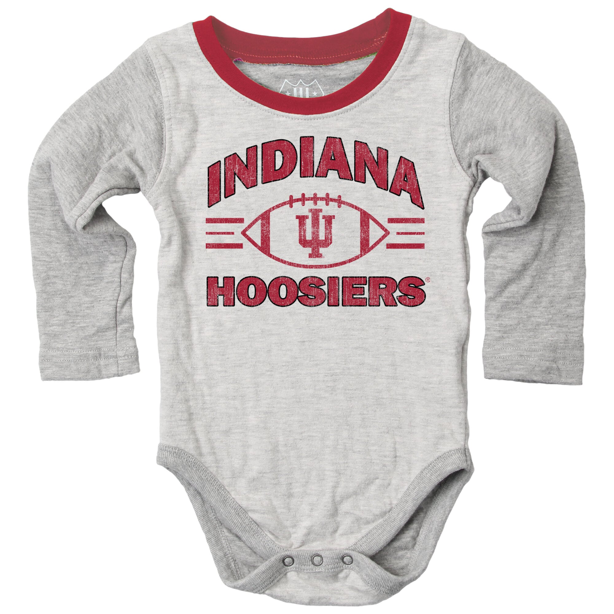 Ensemble de sautoir pour bébé Wes et Willy Heather Gray Indiana Hoosiers Jie Hopper