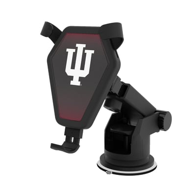 Indiana Hoosiers Keyscaper Linen Print Wireless Car Charger
