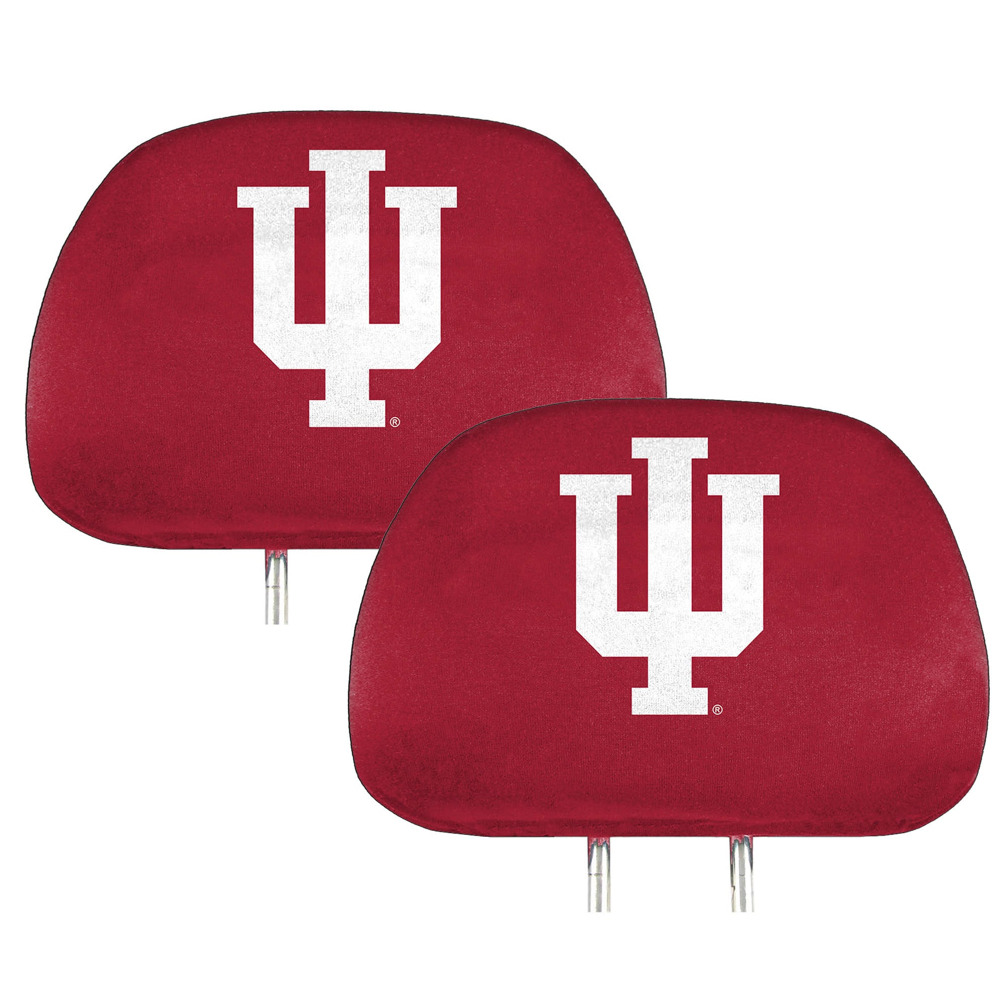 Housses d'appuie-tête imprimées Logo Brands Indiana Hoosiers (lot de deux)