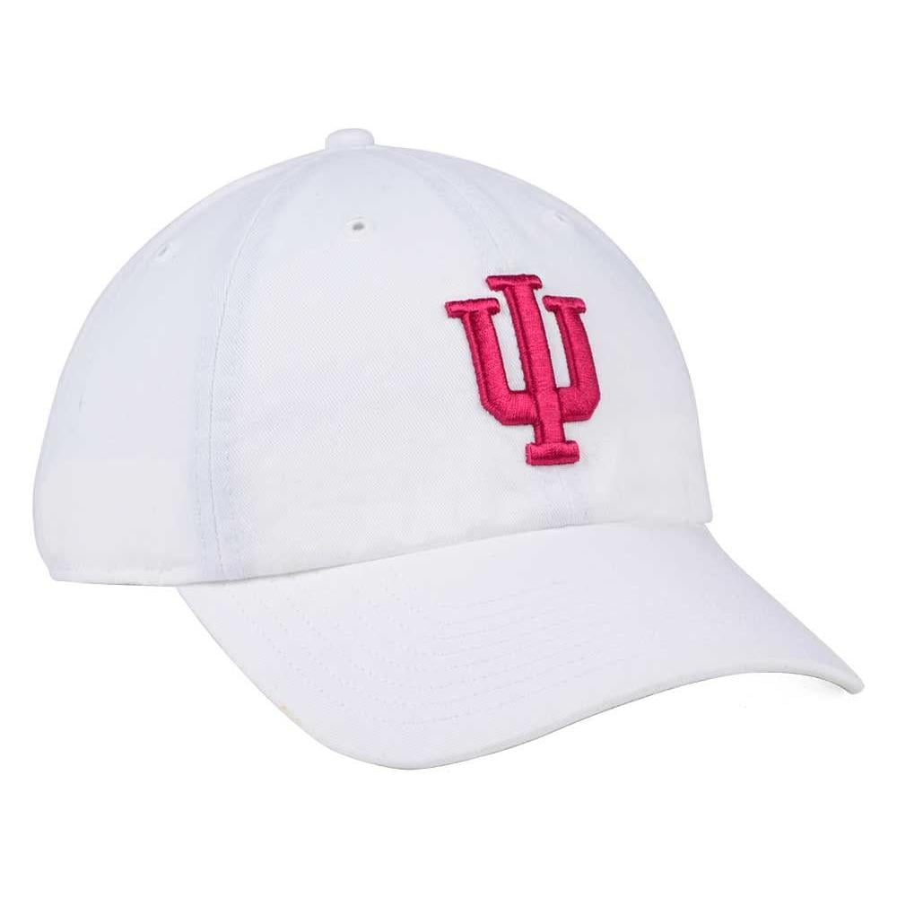 Casquette ajustable blanche Indiana Hoosiers Clean Up '47 pour homme