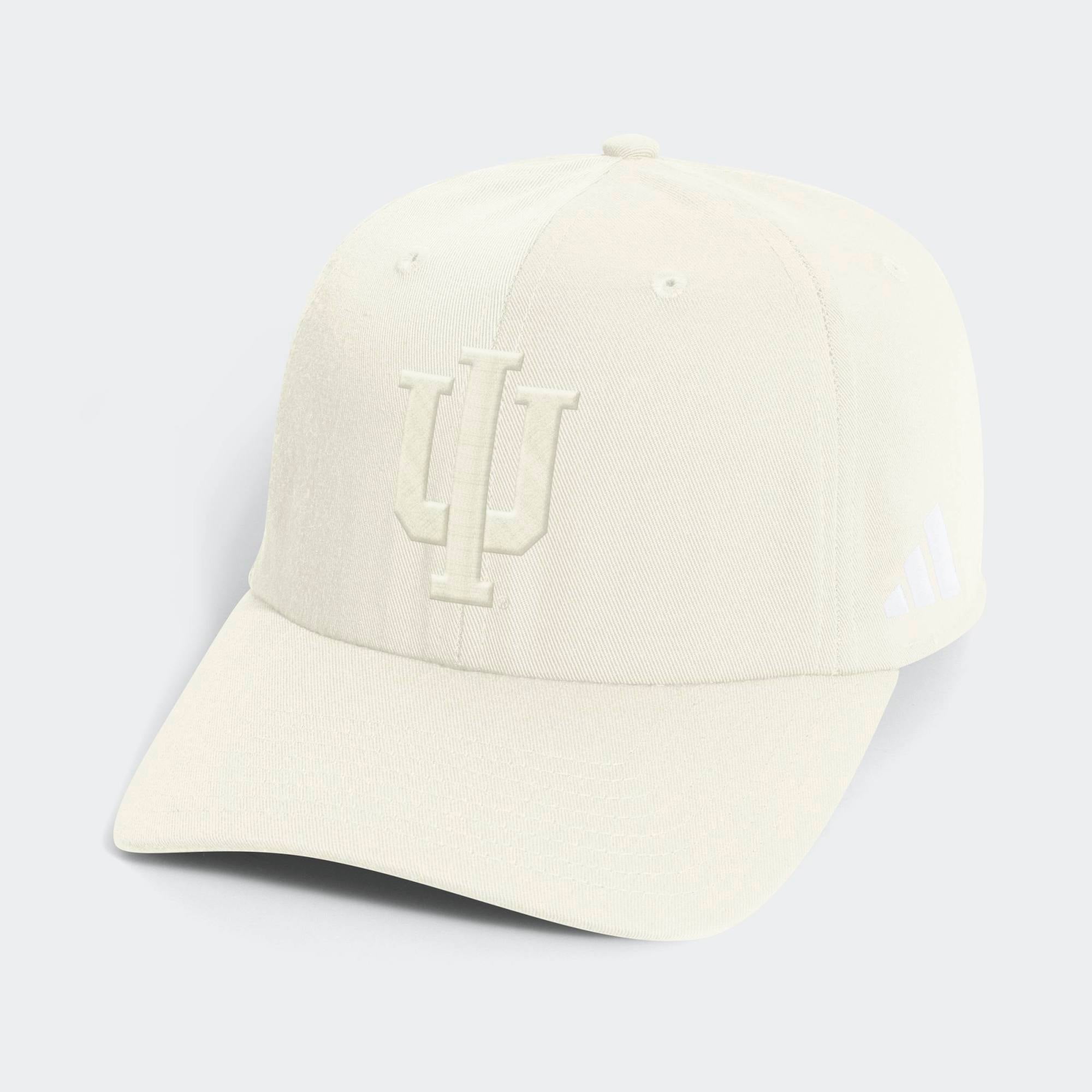 Men's adidas Beige Indiana Hoosiers Slouch Adjustable Hat