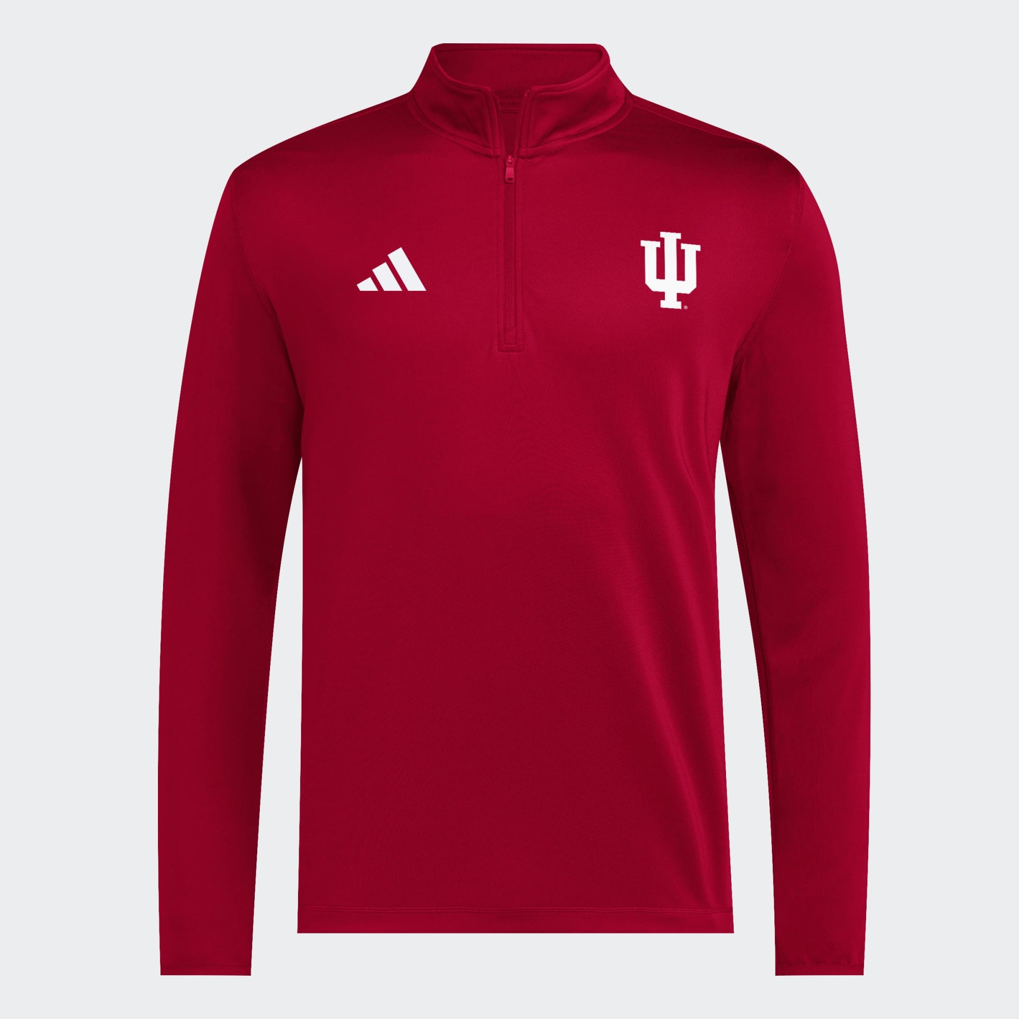 Men's adidas Crimson Indiana Hoosiers 2026 Sideline Ultimate 365 Woven Quarter-Zip Pullover