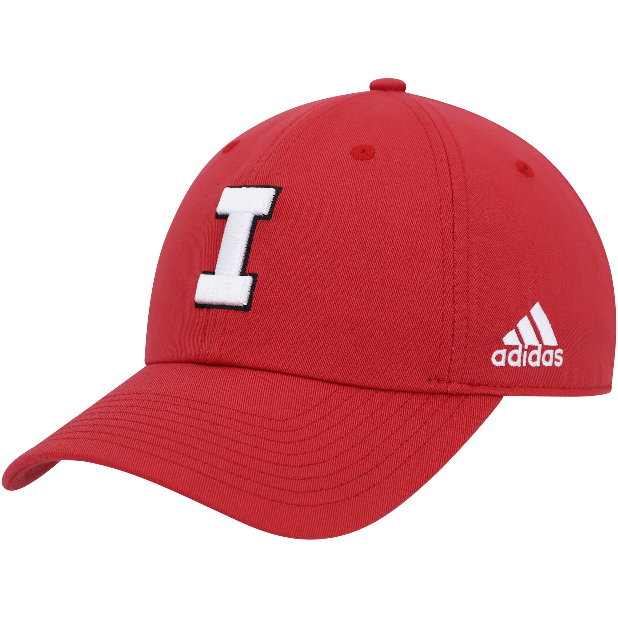 Indiana Roots Hat Men's adidas Crimson Indiana Hoosiers 90's Away Slouch Adjustable Hat