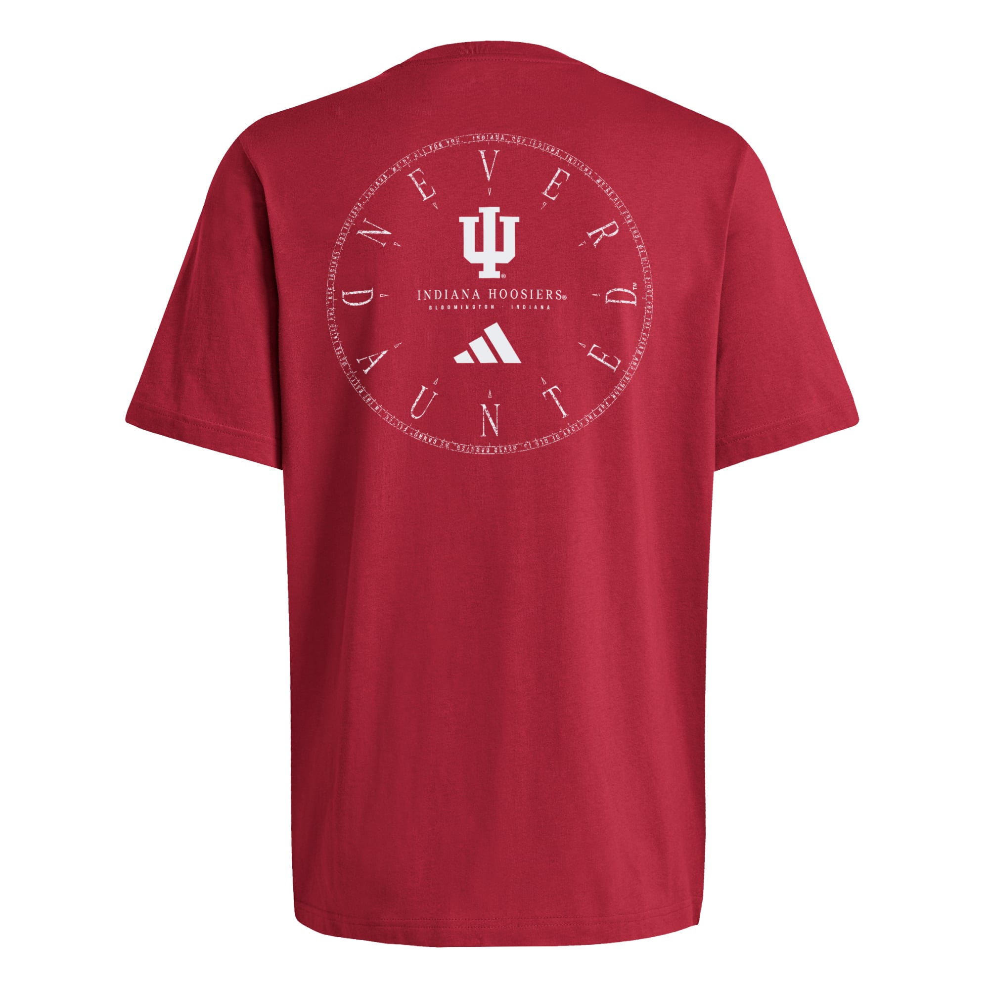 Men's adidas Crimson Indiana Hoosiers Campus Clocks Fresh T-Shirt