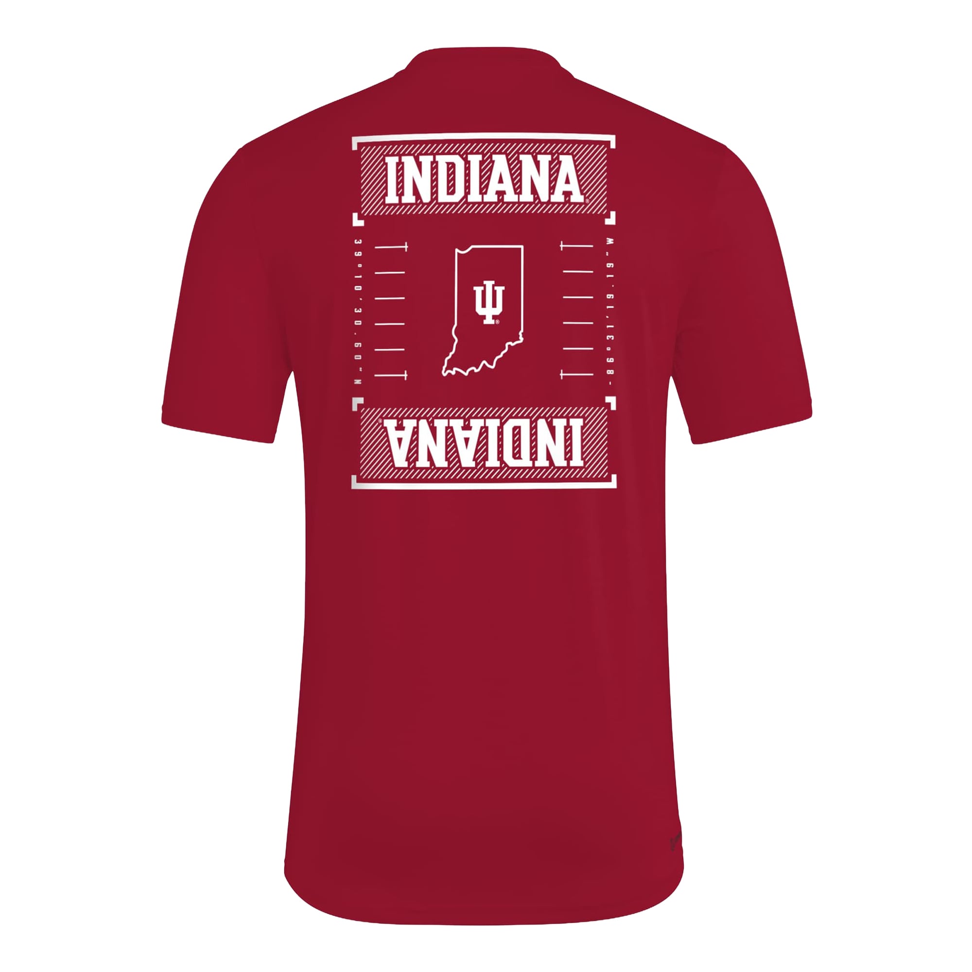 T-shirt d'avant-match adidas Crimson Indiana Hoosiers Locker Football Icon AEROREADY pour homme