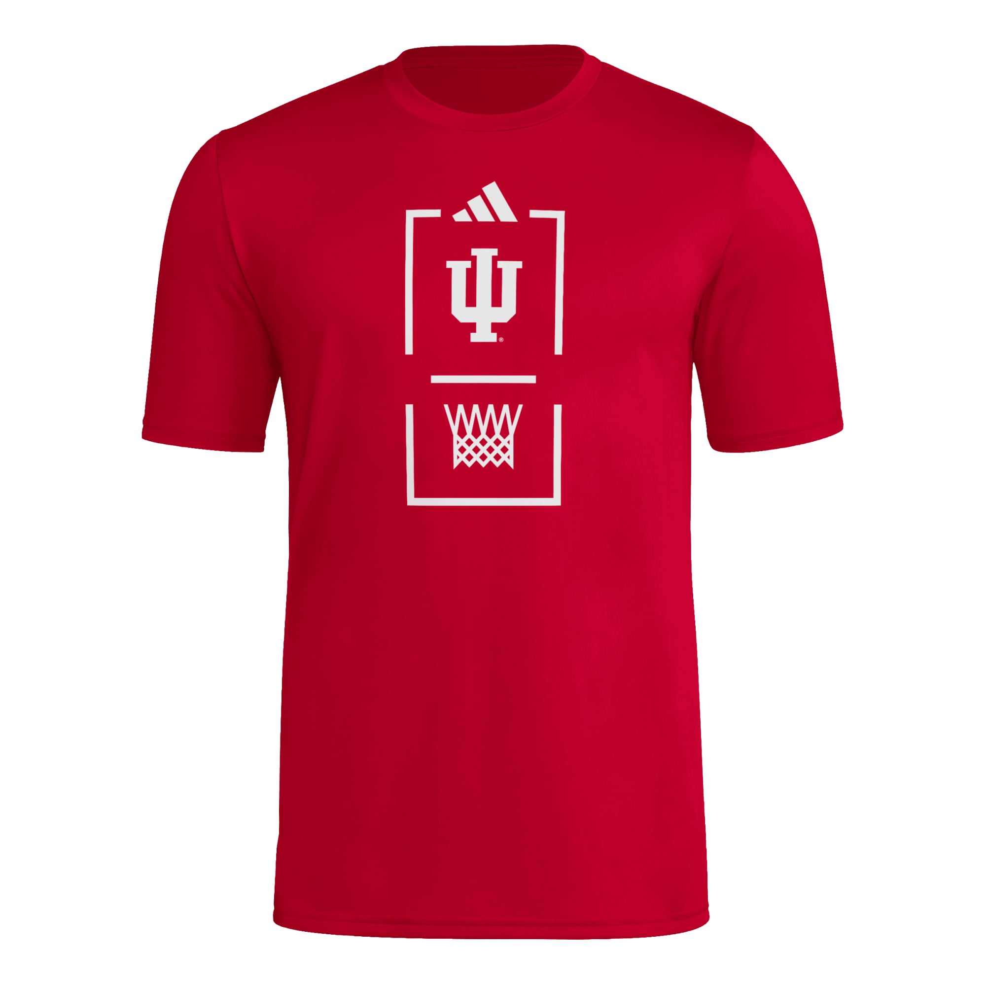 T-shirt d'avant-match adidas Crimson Indiana Hoosiers pour homme