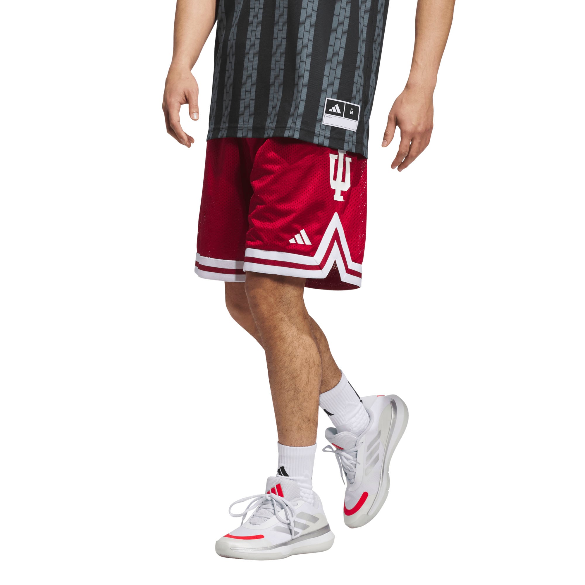 Short de basketball réplique adidas Crimson Indiana Hoosiers Swingman pour homme