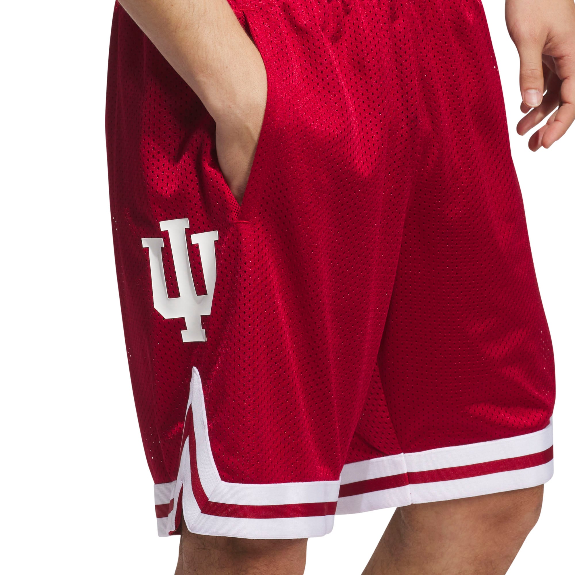 Short de basketball réplique adidas Crimson Indiana Hoosiers Swingman pour homme