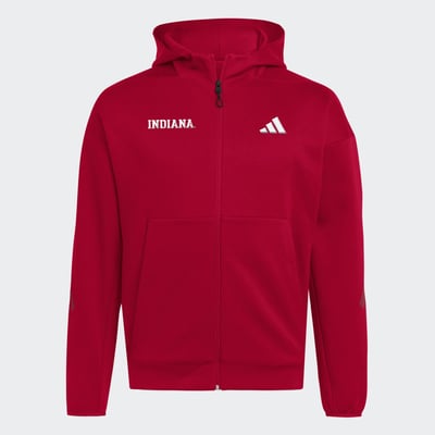 Indiana Hoosiers adidas Z.N.E Full-Zip Hoodie - Crimson
