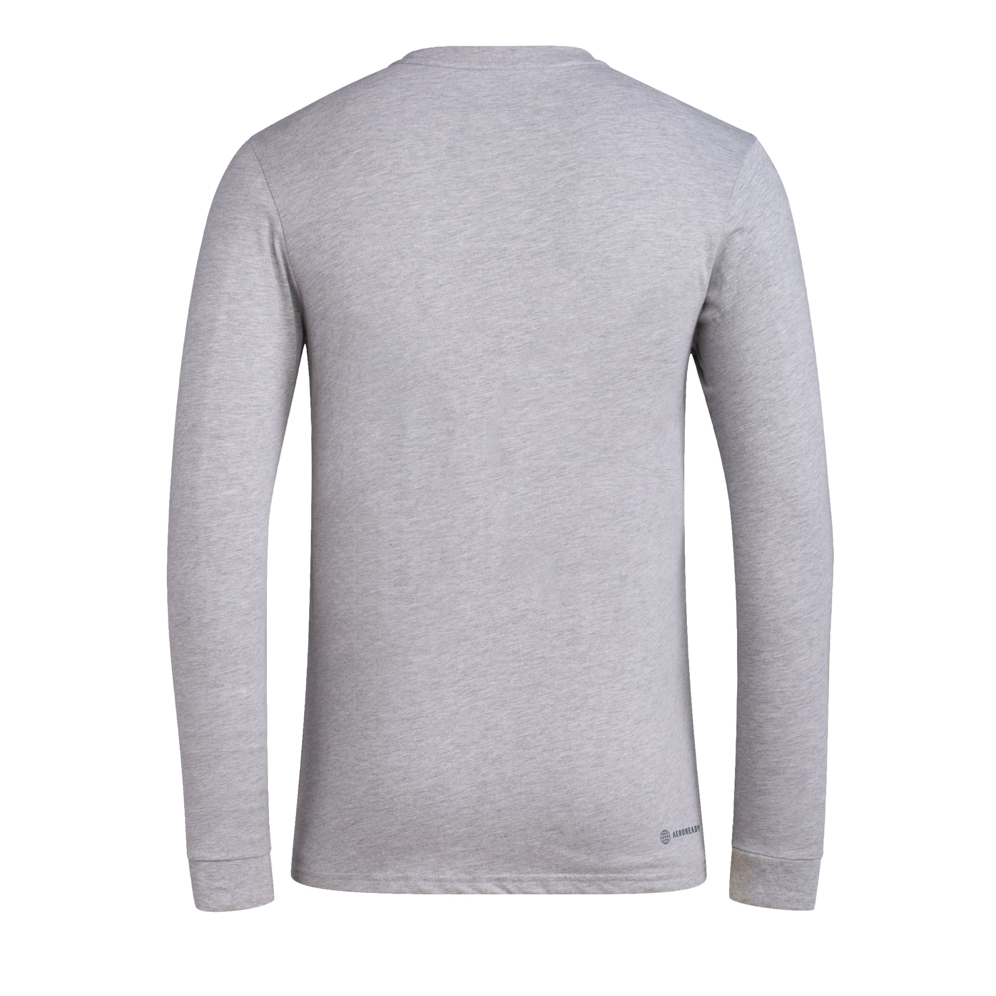 Men's adidas  Gray Indiana Hoosiers Basketball Icon Pregame Long Sleeve T-Shirt