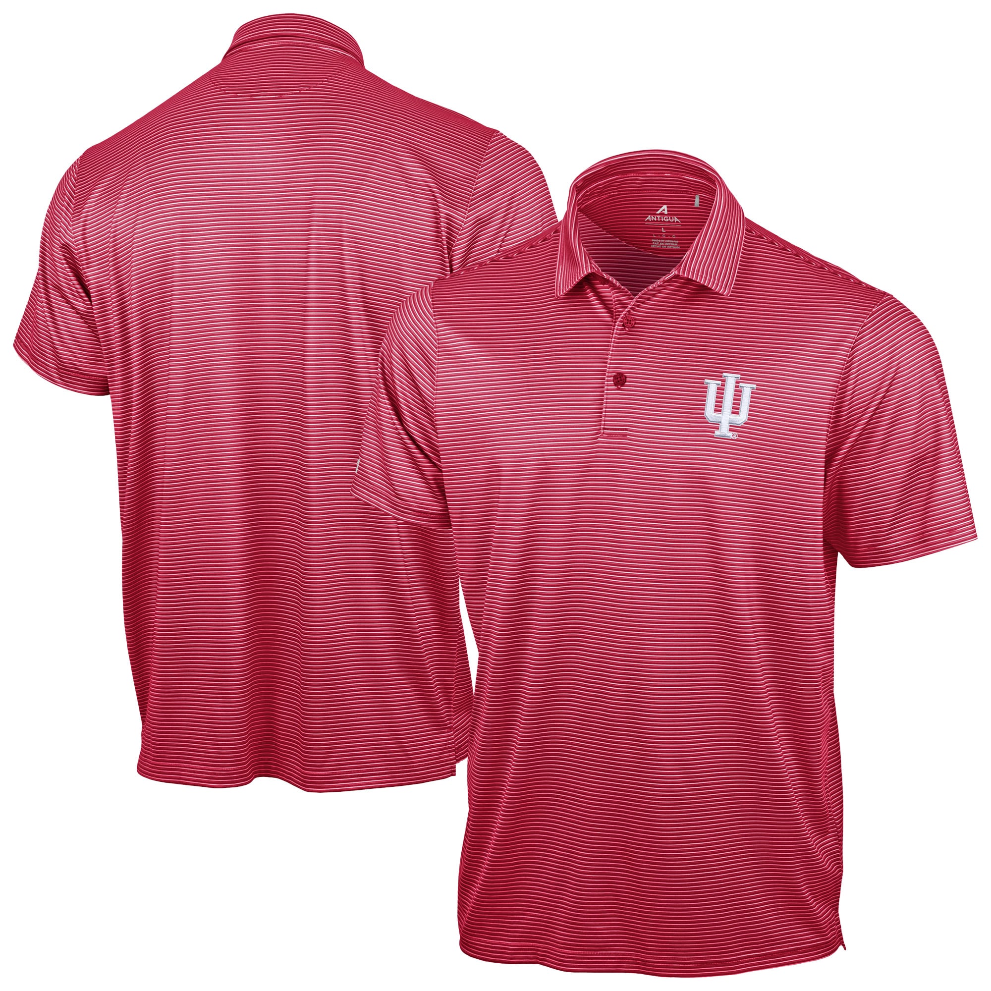 Polo Antigua Crimson Indiana Hoosiers Lineage pour homme