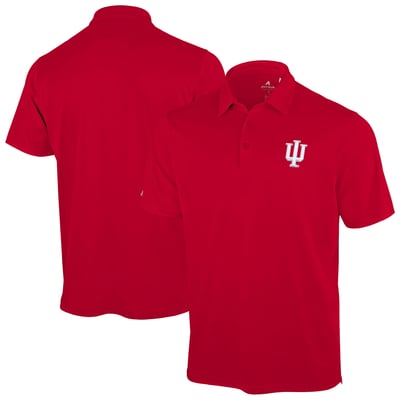 Indiana Hoosiers Antigua Unshakeable Solid Polo - Crimson