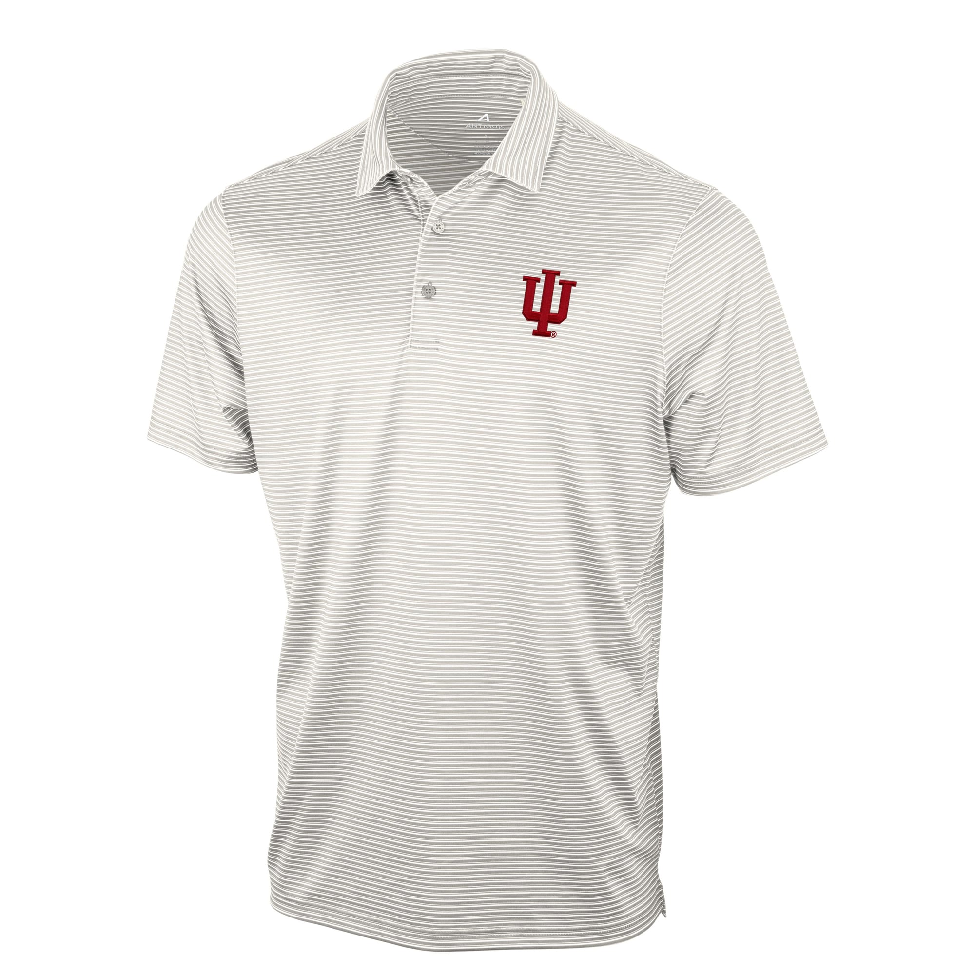 Polo Antigua gris pour homme Indiana Hoosiers Eager