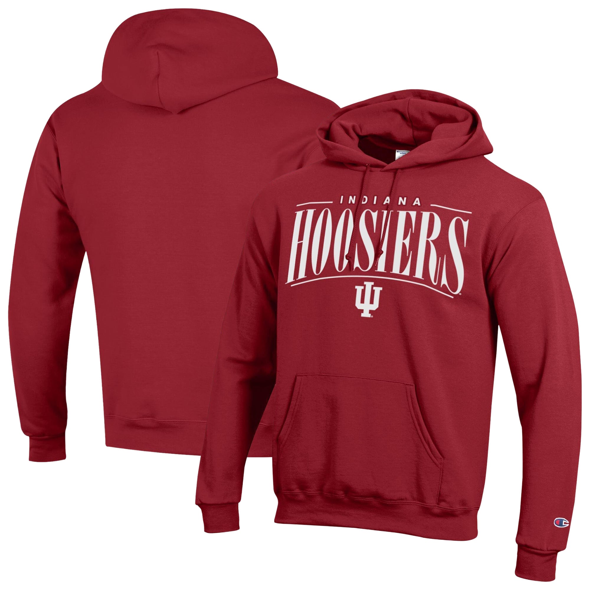Men's Champion Crimson Indiana Hoosiers Team Pride Powerblend Hoodie