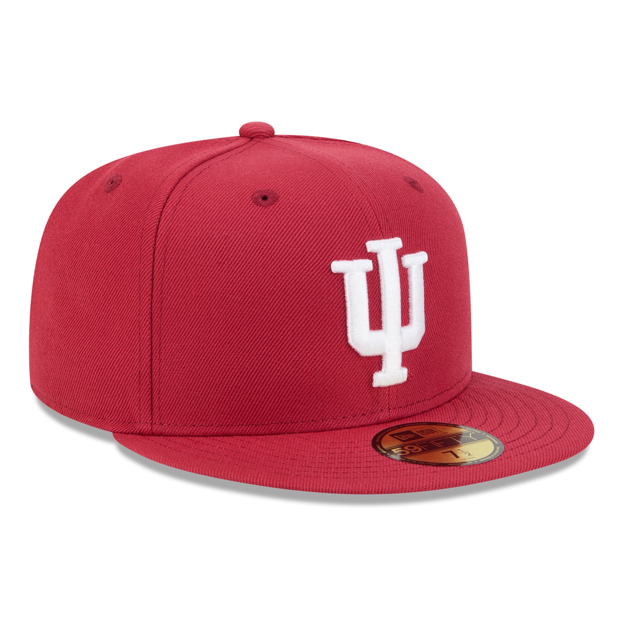 Casquette ajustée New Era Crimson Indiana Hoosiers Core 59FIFTY pour homme