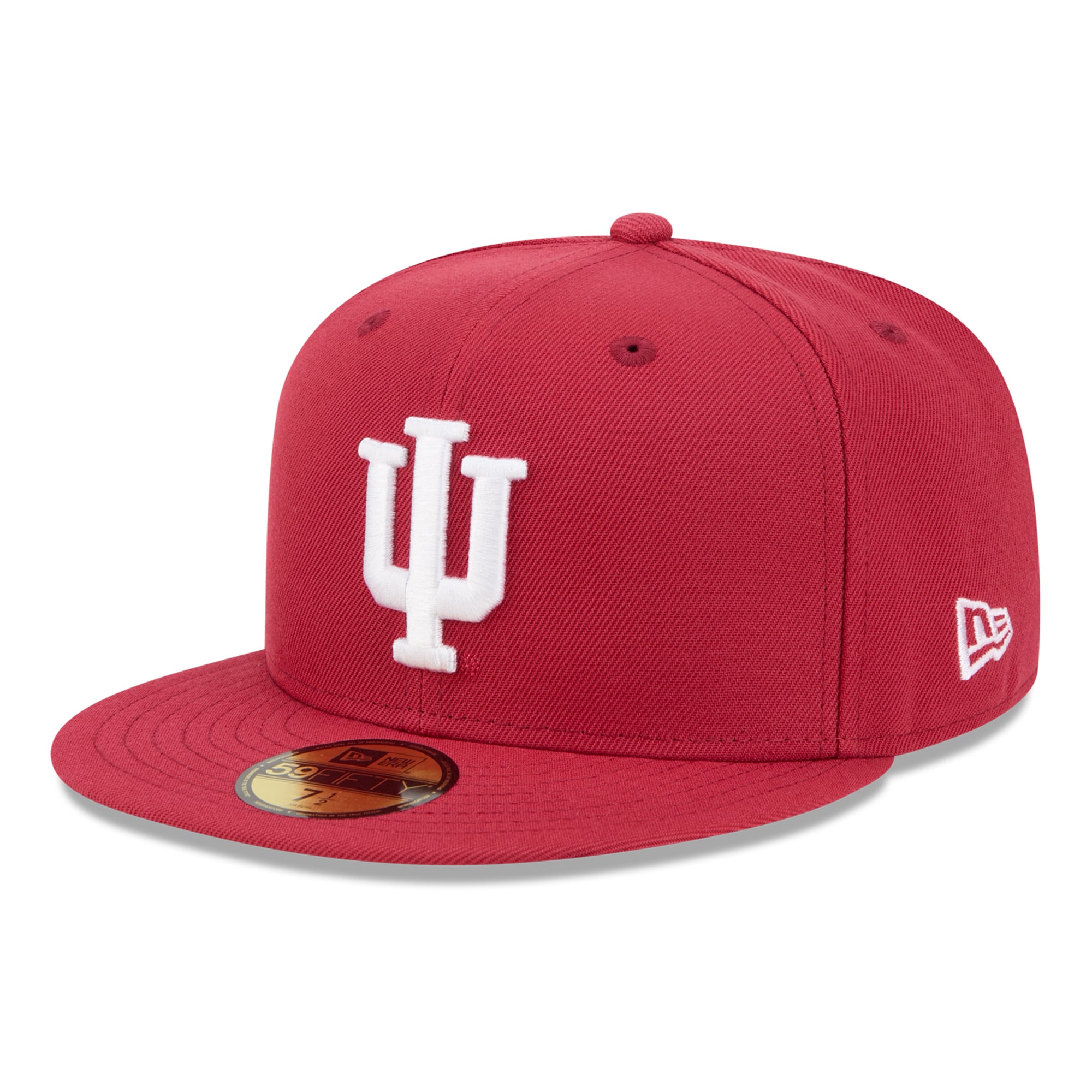 Casquette ajustée New Era Crimson Indiana Hoosiers Core 59FIFTY pour homme