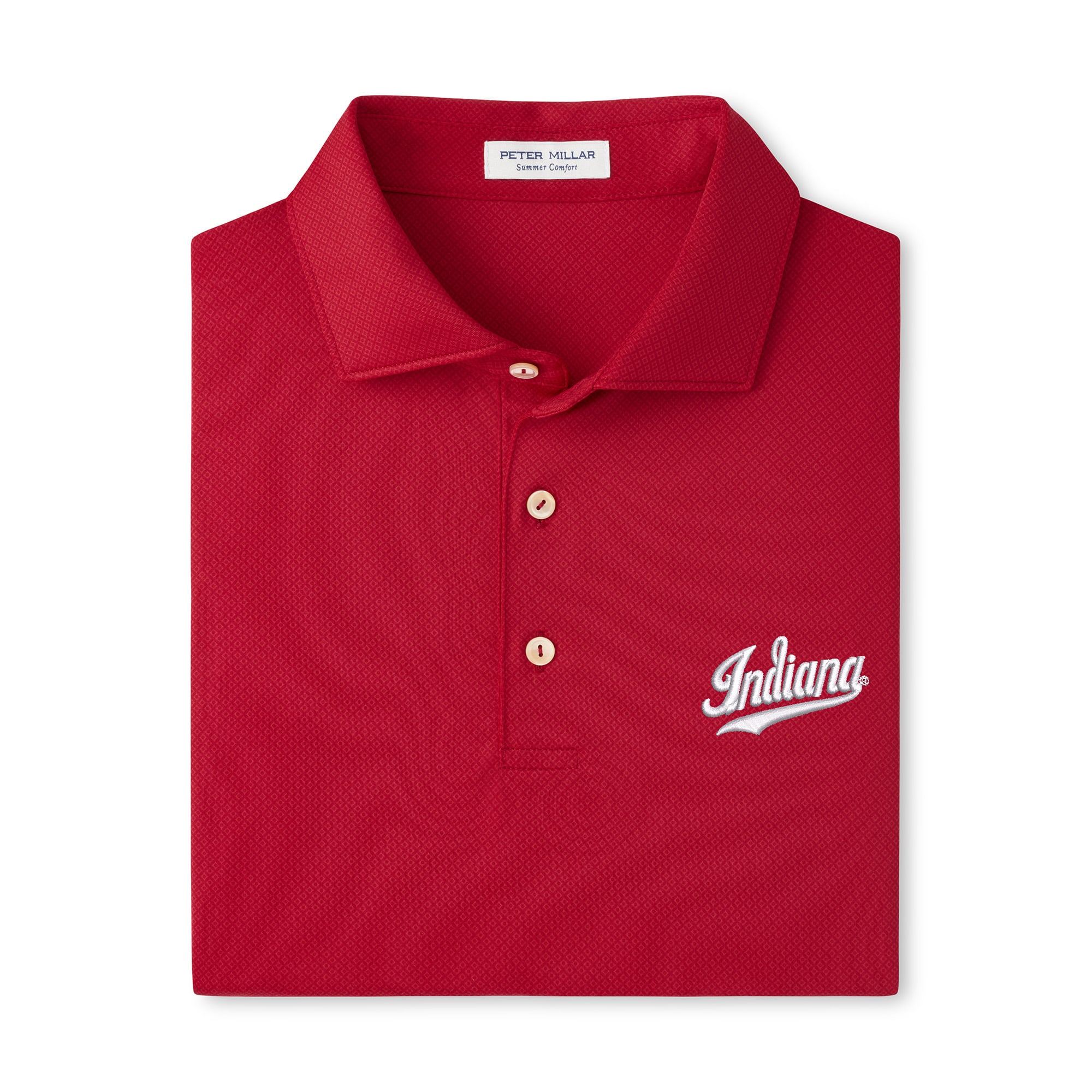 Polo de performance Peter Millar Crimson Indiana Hoosiers Hugo pour homme