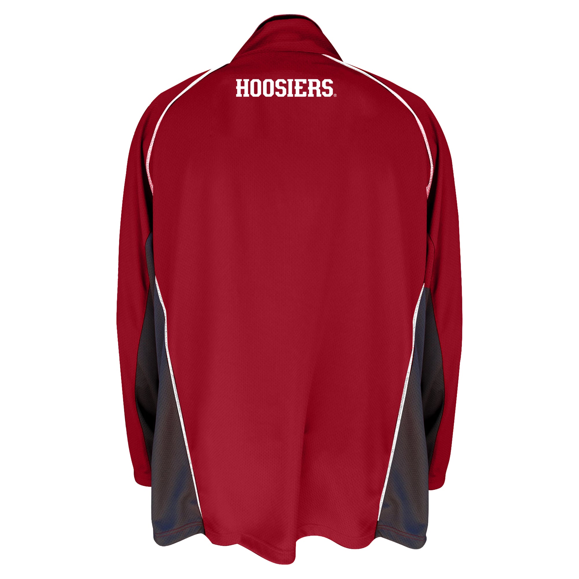 Men's Profile Crimson Indiana Hoosiers Big & Tall Quarter-Zip Raglan Jacket