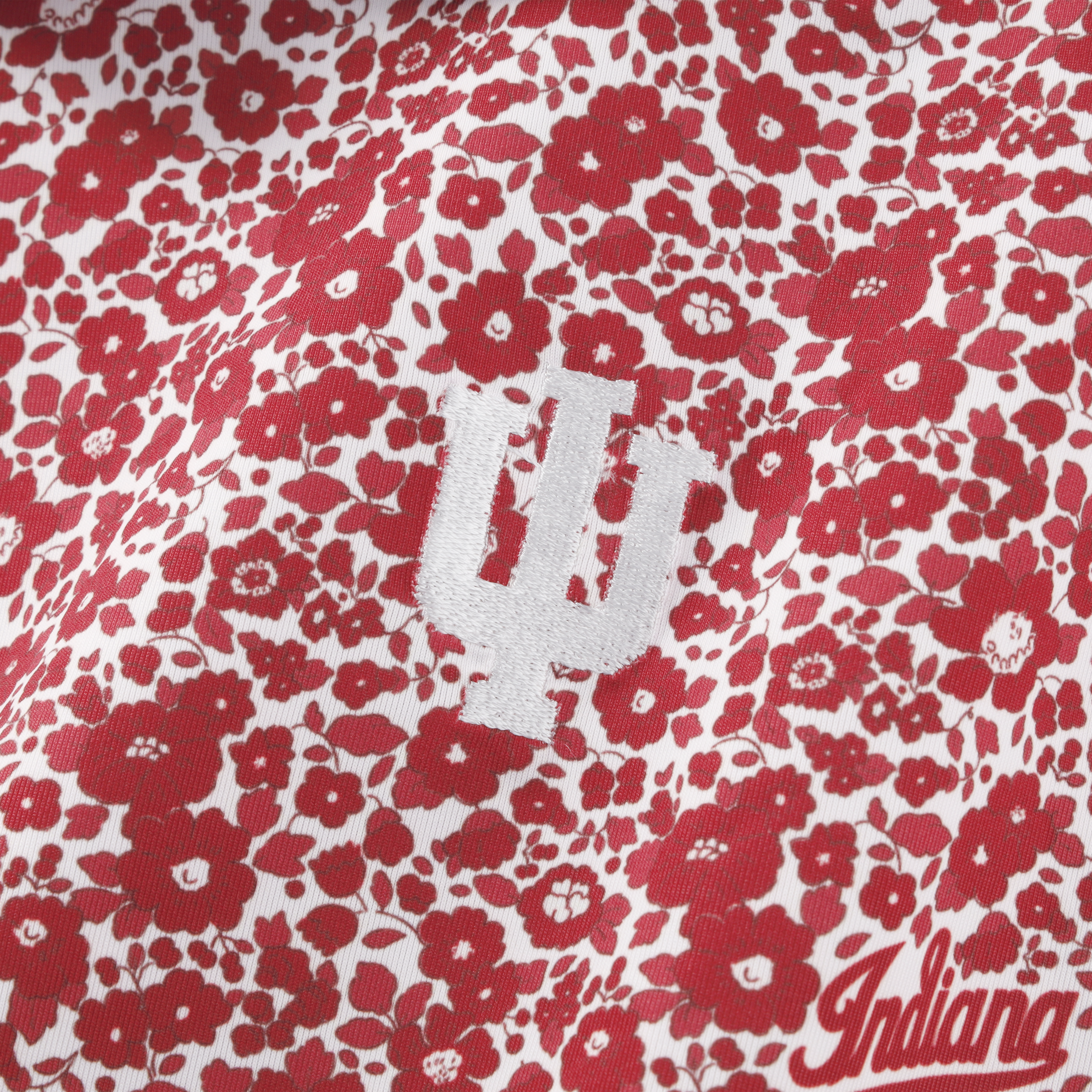 Men's Smith & Quinn Crimson Indiana Hoosiers Poppies Teddy Polo