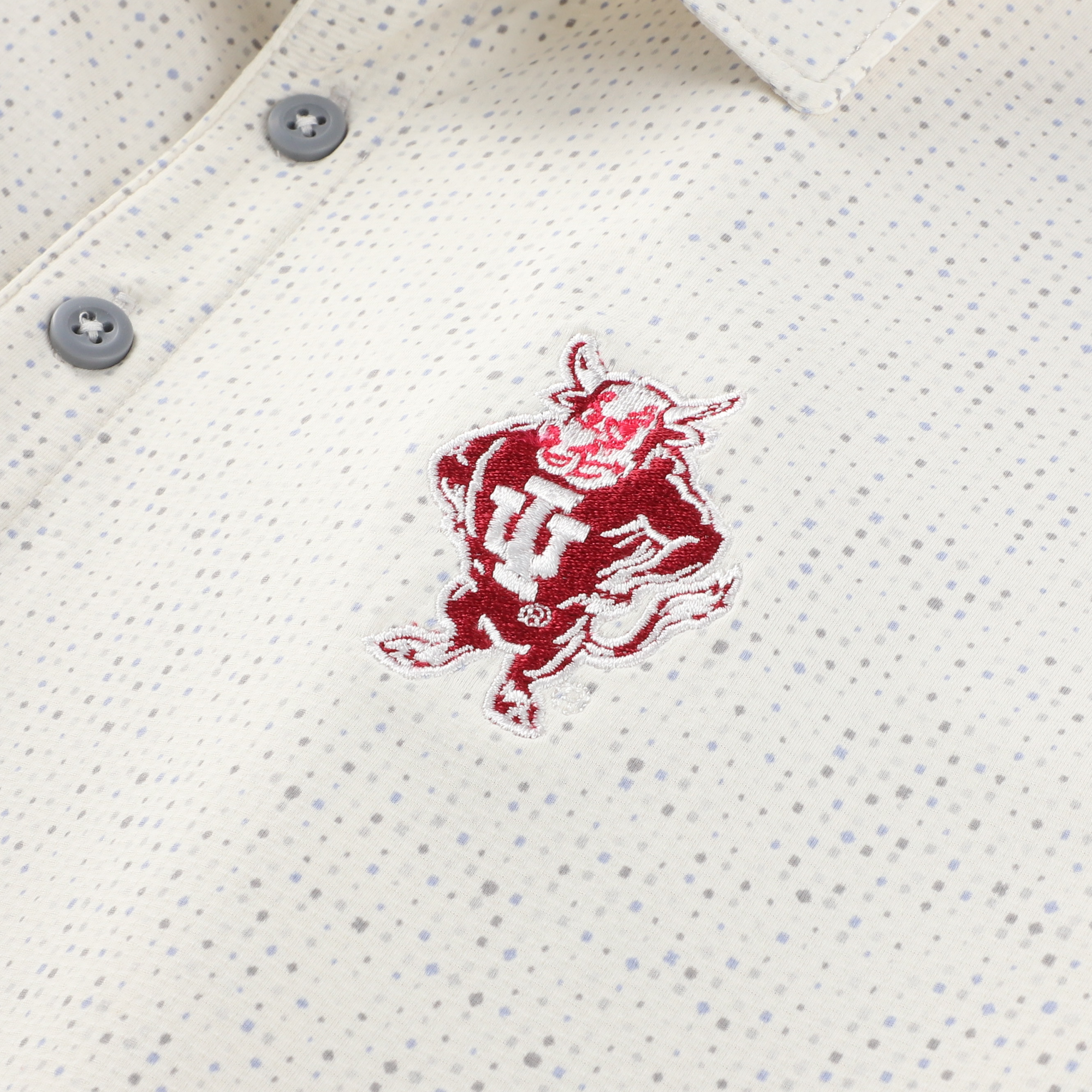 Polo Tommy Bahama blanc pour homme Indiana Hoosiers Palm Dunes IslandZone