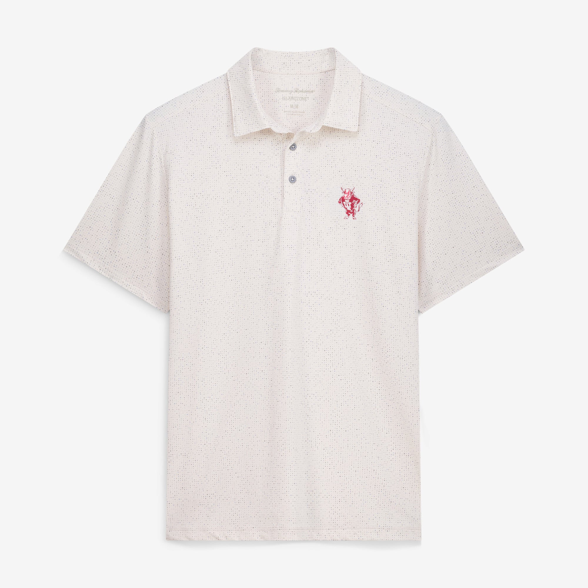 Polo Tommy Bahama blanc pour homme Indiana Hoosiers Palm Dunes IslandZone