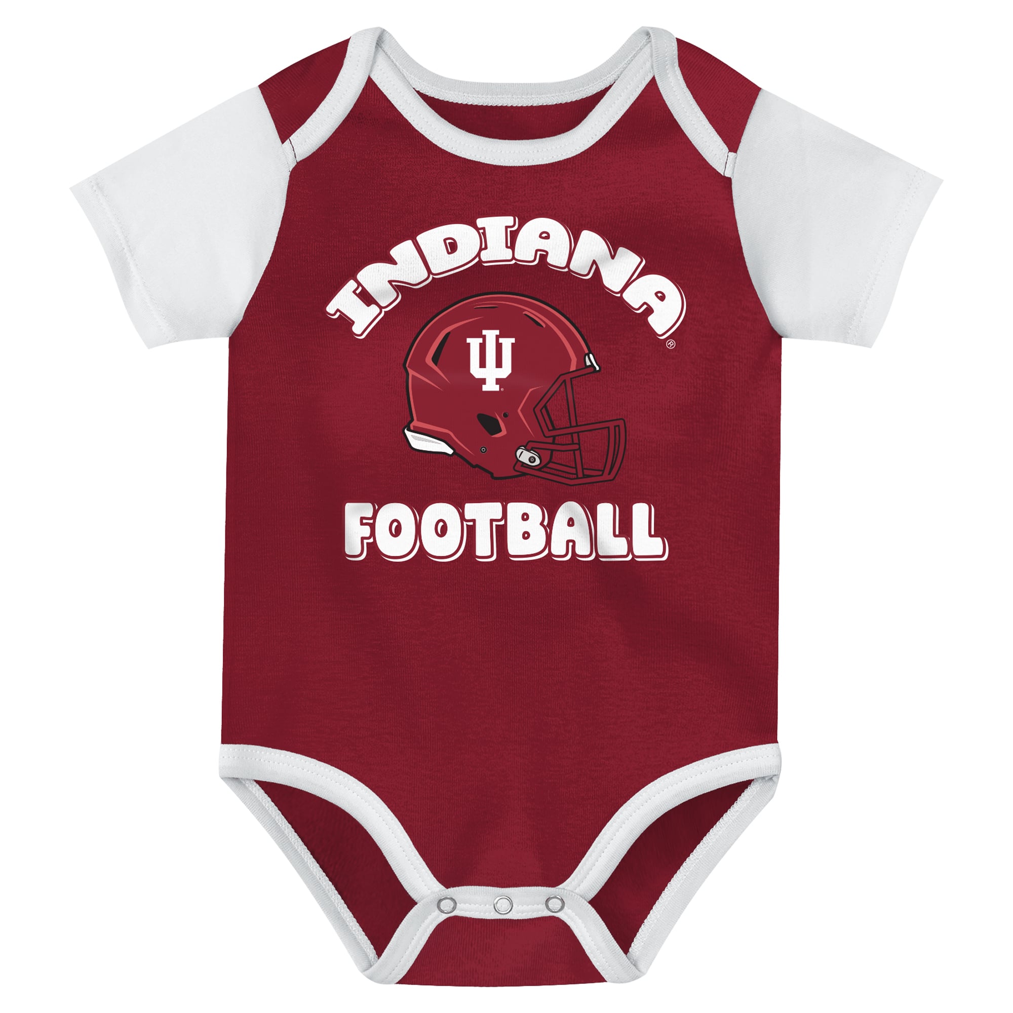 Ensemble body trois pièces pour nouveau-né Outerstuff Crimson Indiana Hoosiers Star Player