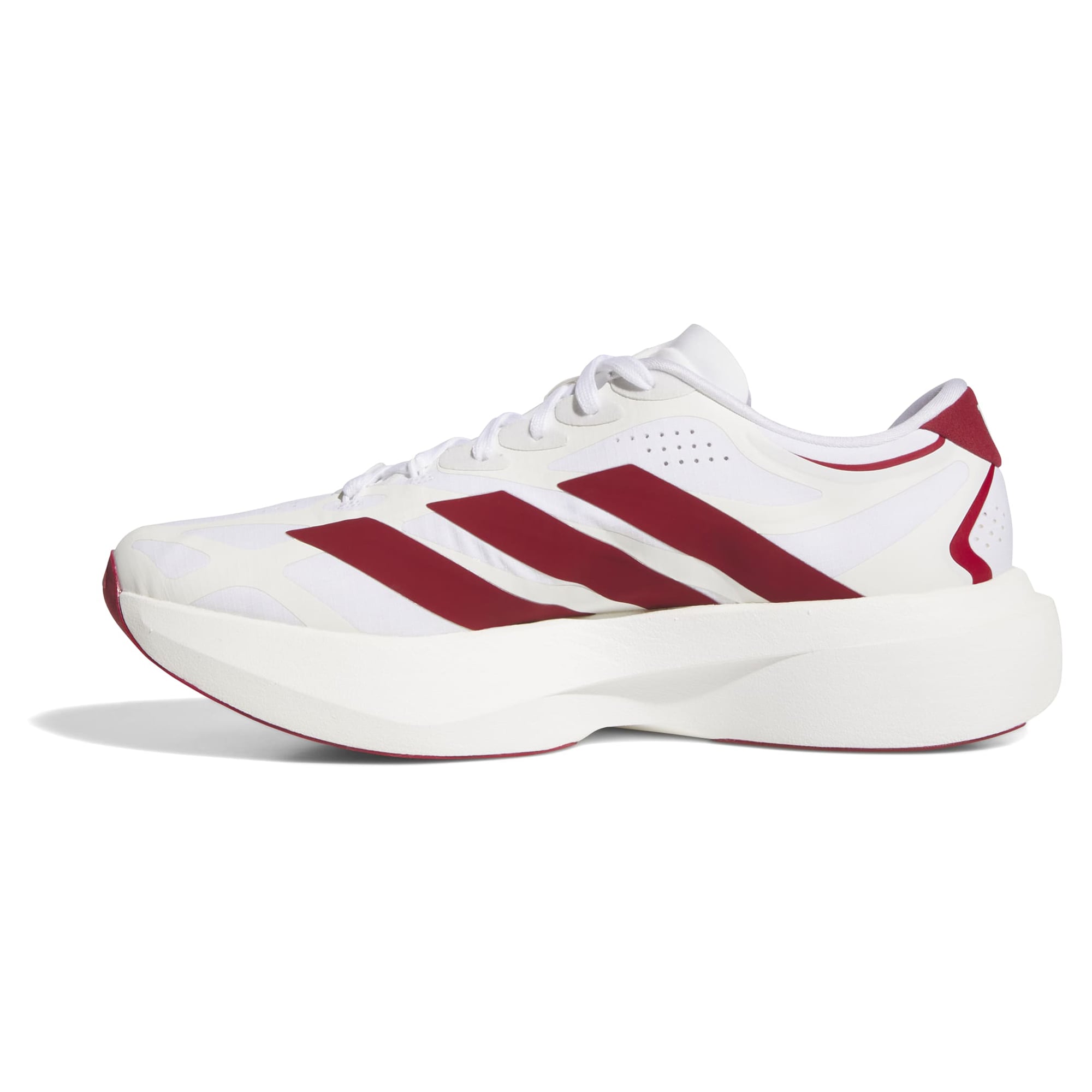 Unisex adidas White Indiana Hoosiers Adizero EVO SL EXO Sneakers