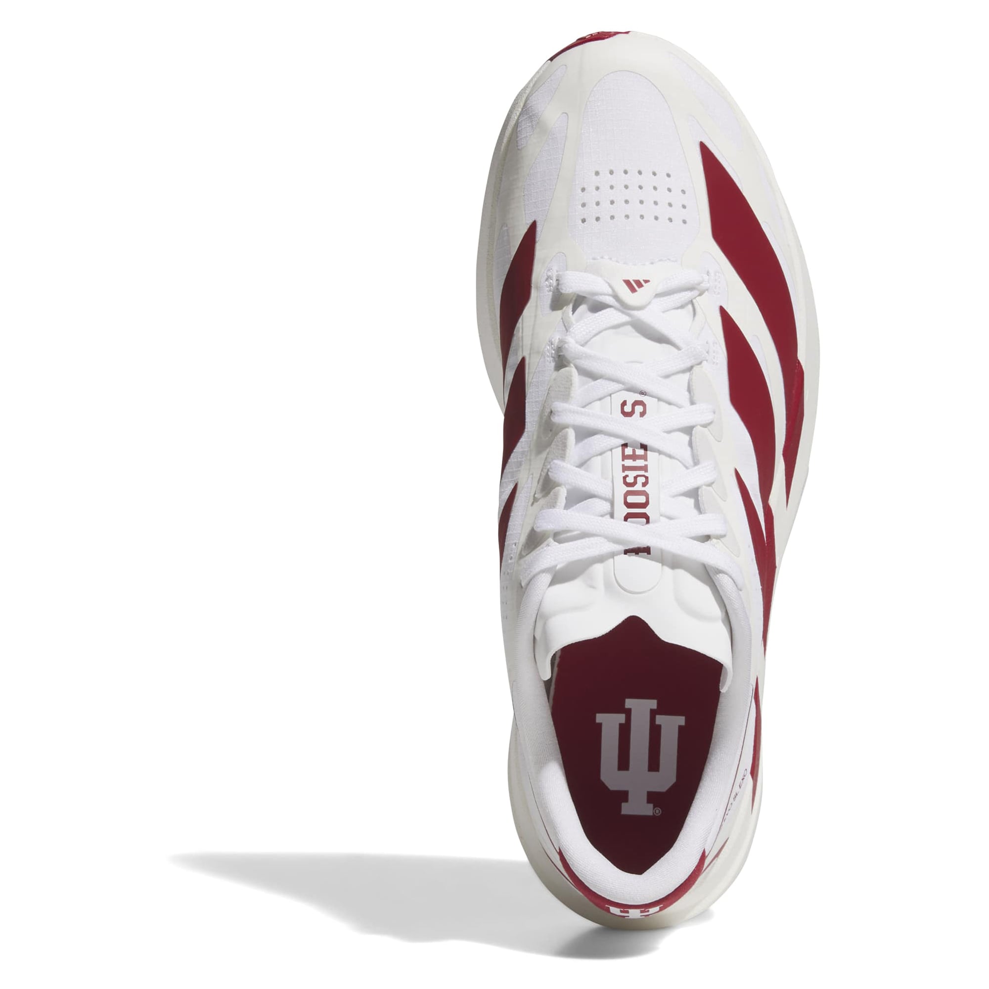 Unisex adidas White Indiana Hoosiers Adizero EVO SL EXO Sneakers