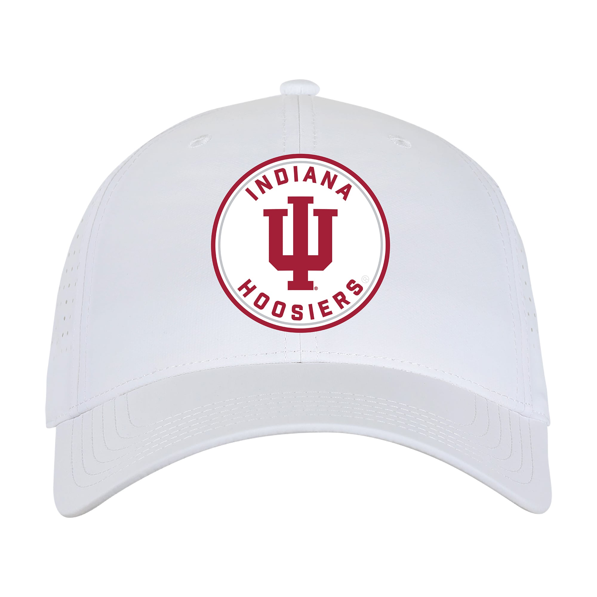 Unisex Ahead White Indiana Hoosiers Brezo Adjustable Hat