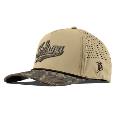 Indiana Hoosiers Branded Bills Unisex Timber Camo Adjustable Hat - Tan
