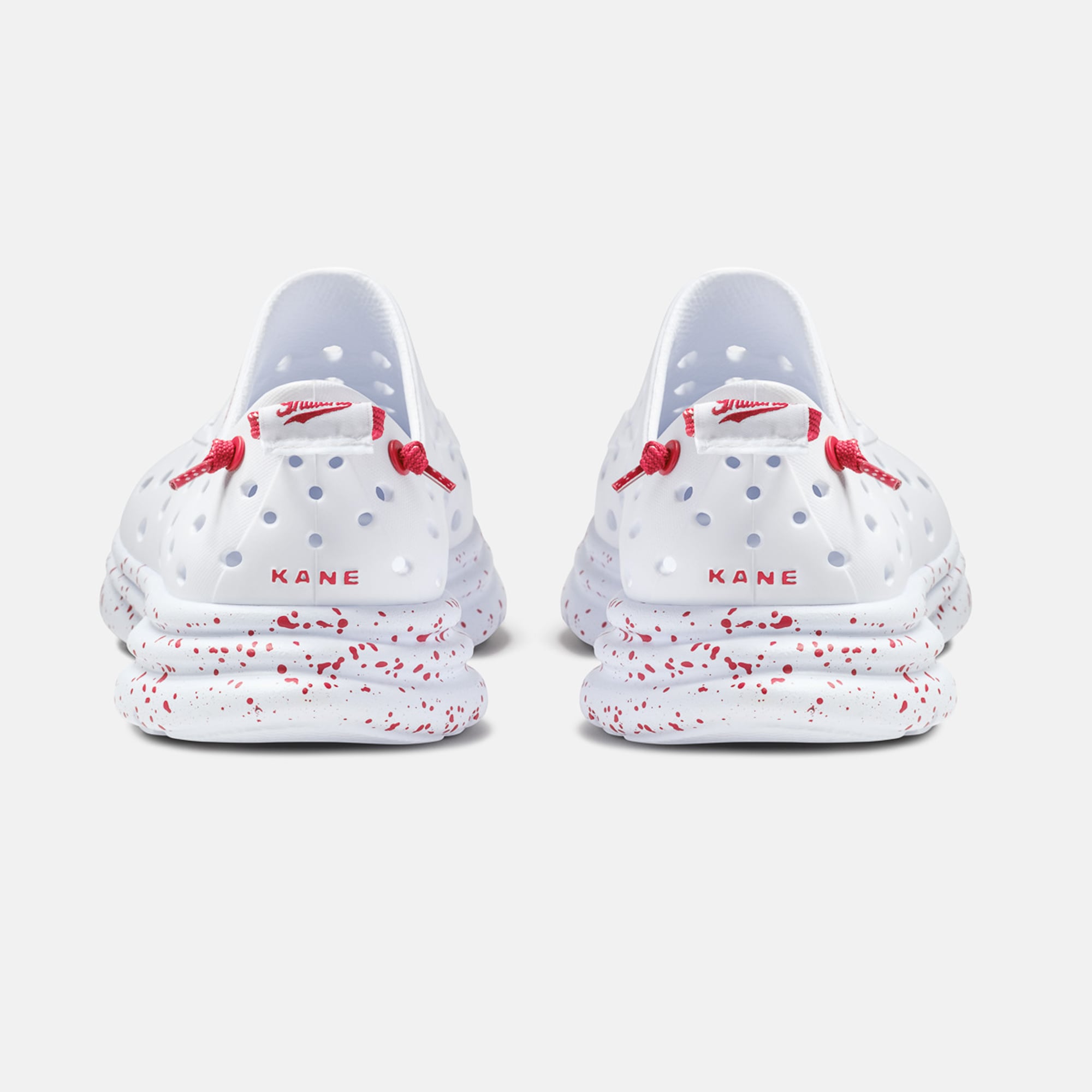 Chaussures unisexes Kane Footwear blanches Indiana Hoosiers mouchetées