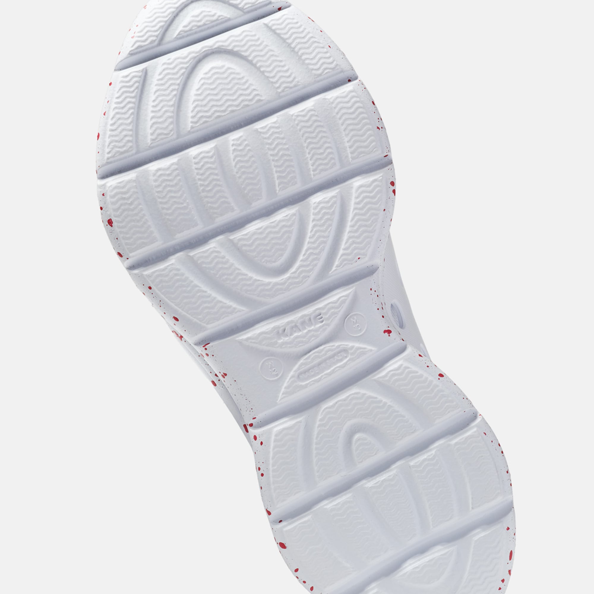 Chaussures unisexes Kane Footwear blanches Indiana Hoosiers mouchetées