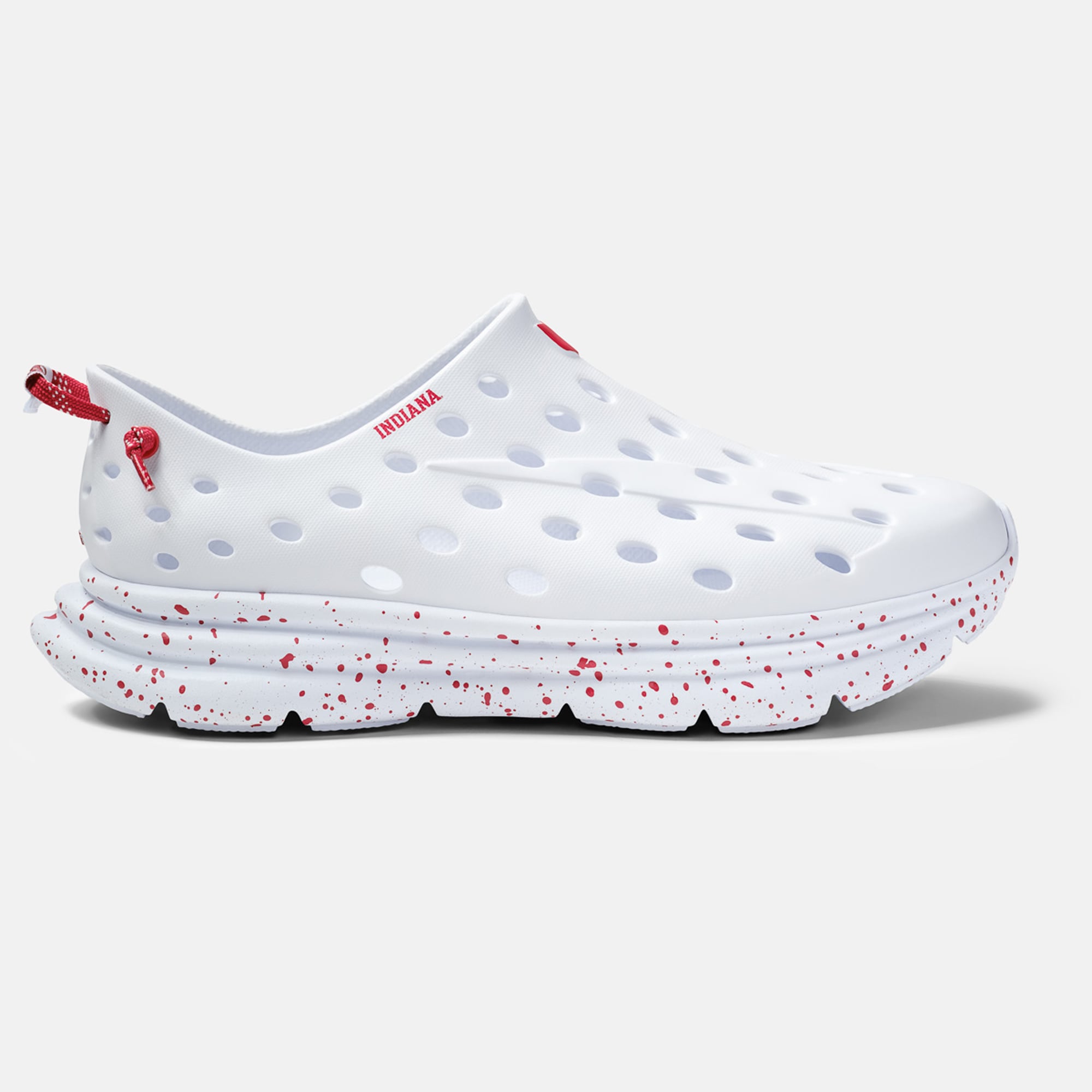 Chaussures unisexes Kane Footwear blanches Indiana Hoosiers mouchetées