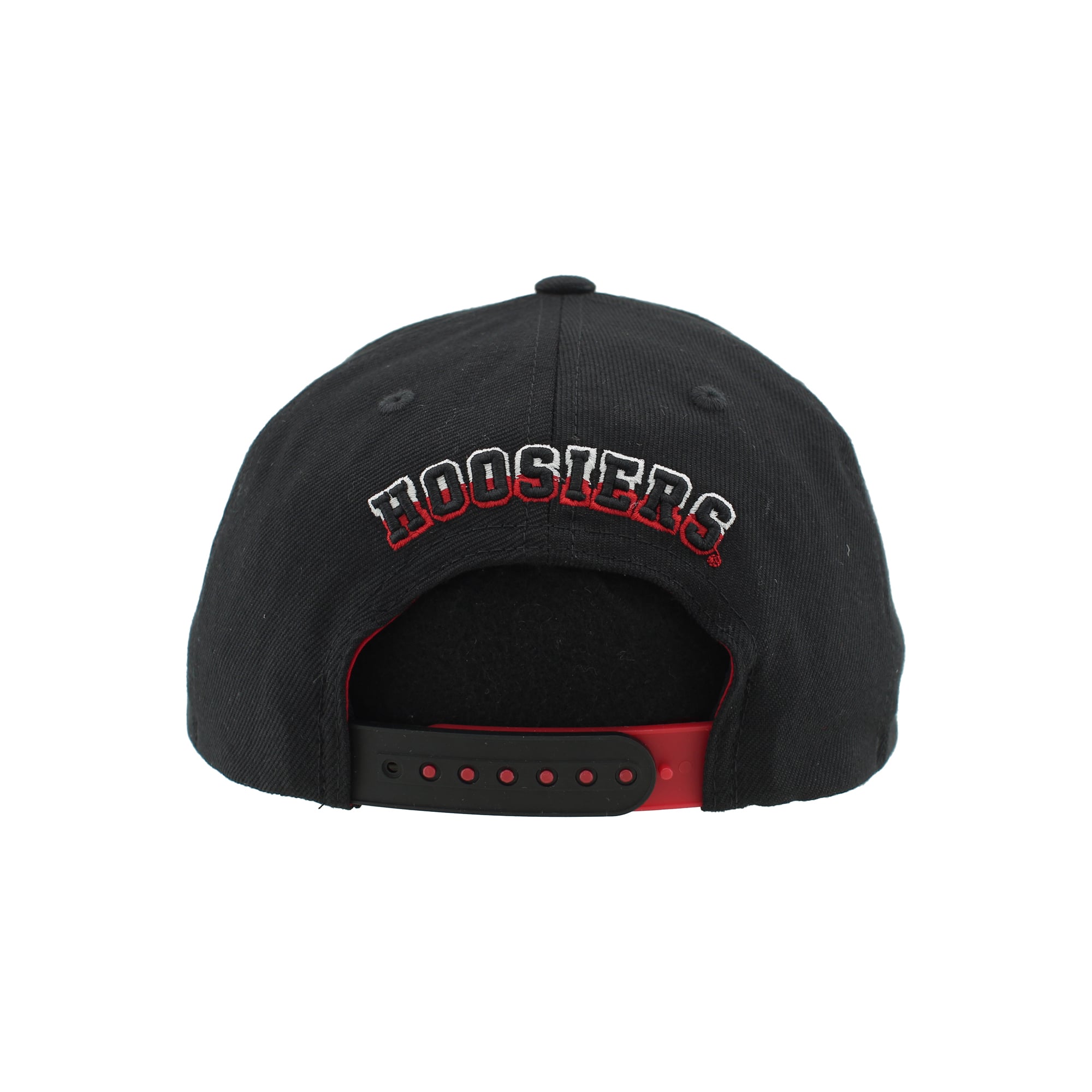 Casquette unisexe Zephyr Black Indiana Hoosiers Slice 3D Z11 Snapback