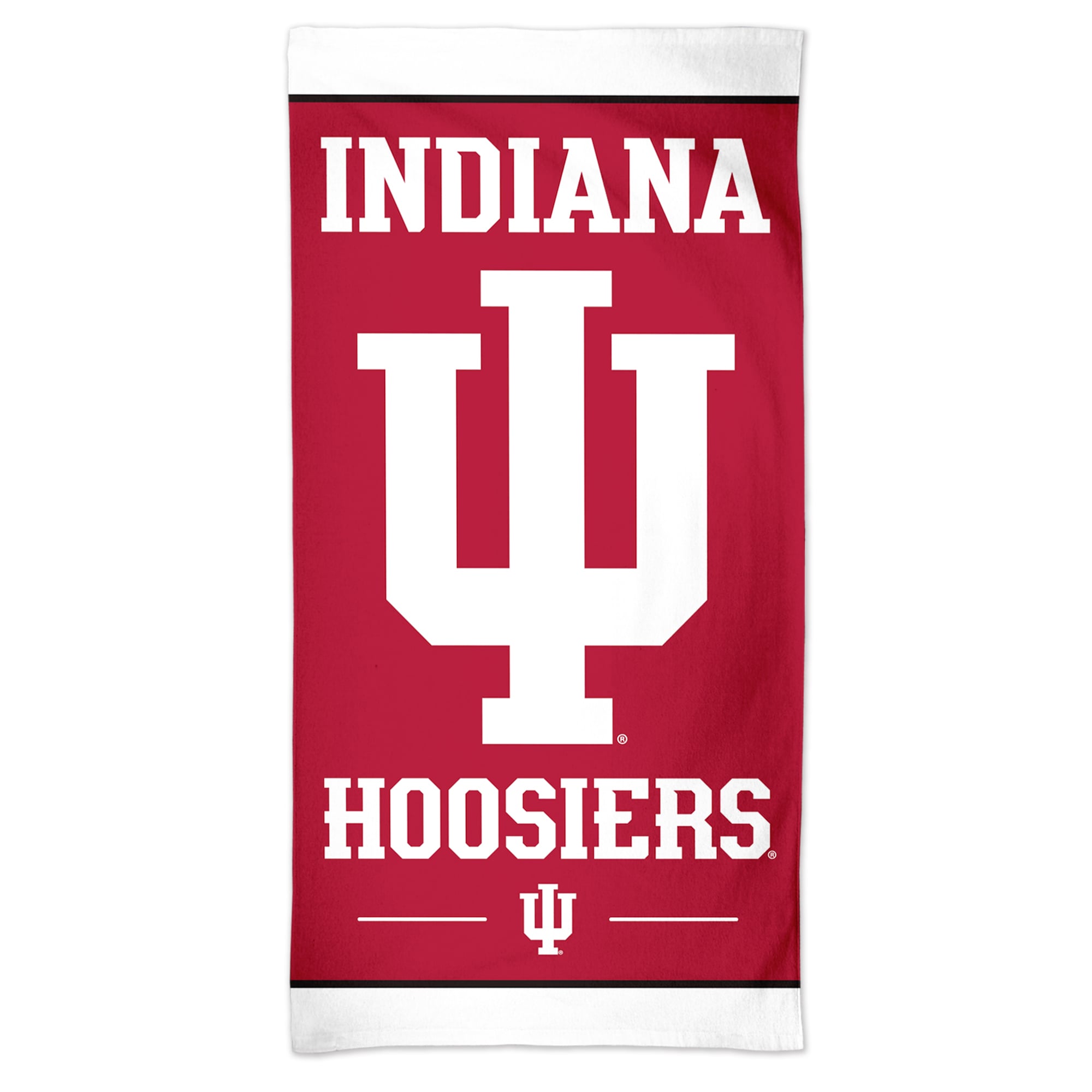 Serviette de plage WinCraft Indiana Hoosiers 76 x 152 cm en Spectra