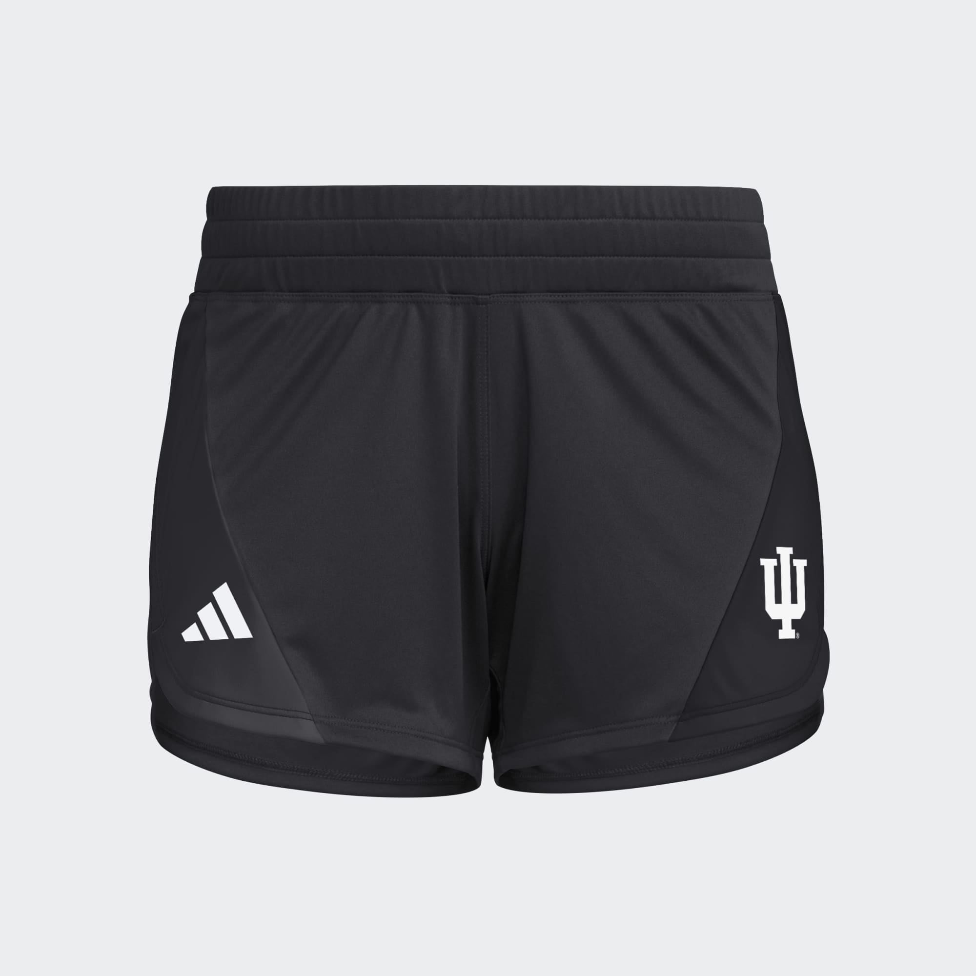 Women's adidas Black Indiana Hoosiers D4T Woven Training Shorts