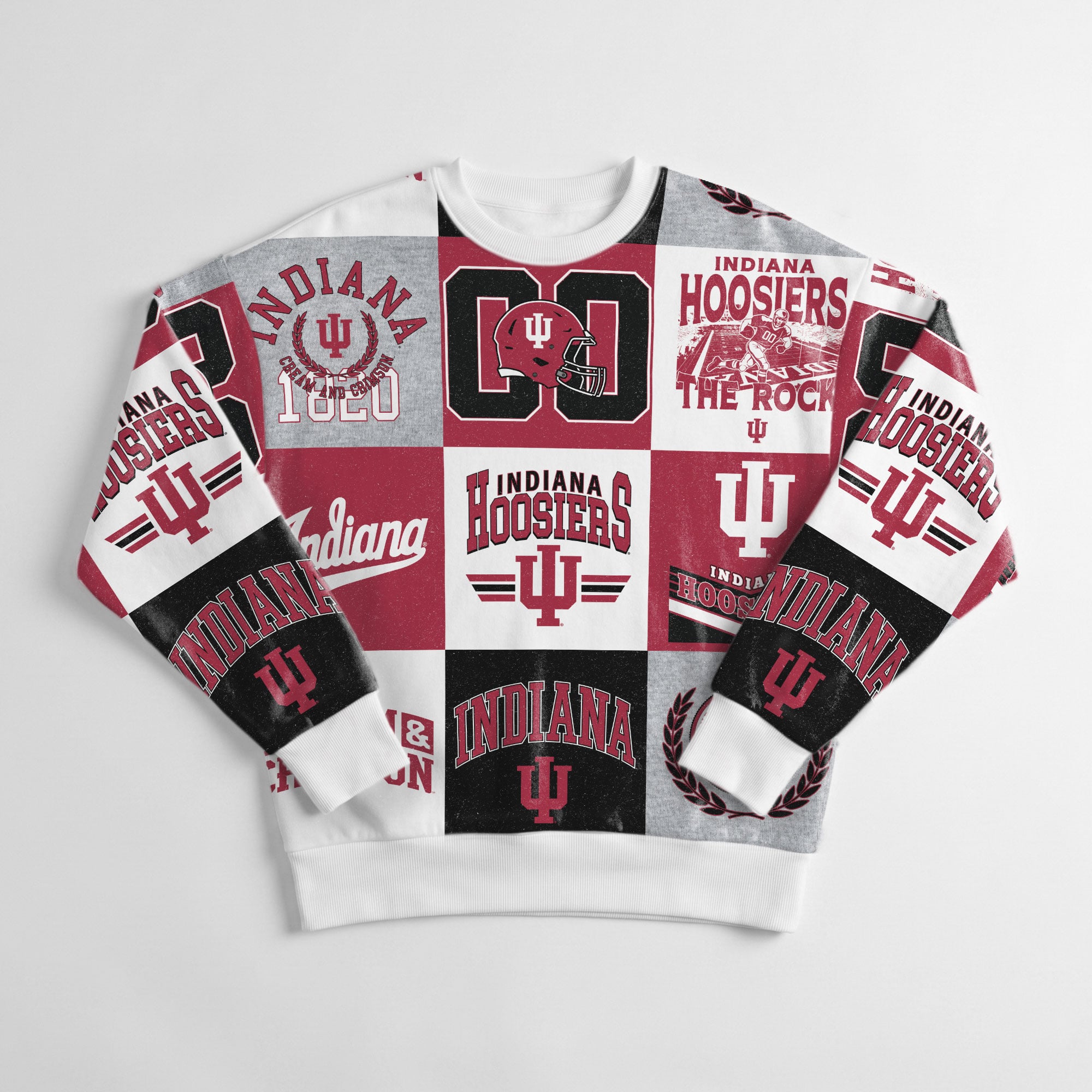 Pull à manches longues patchwork « Highlight Reel » pour femme