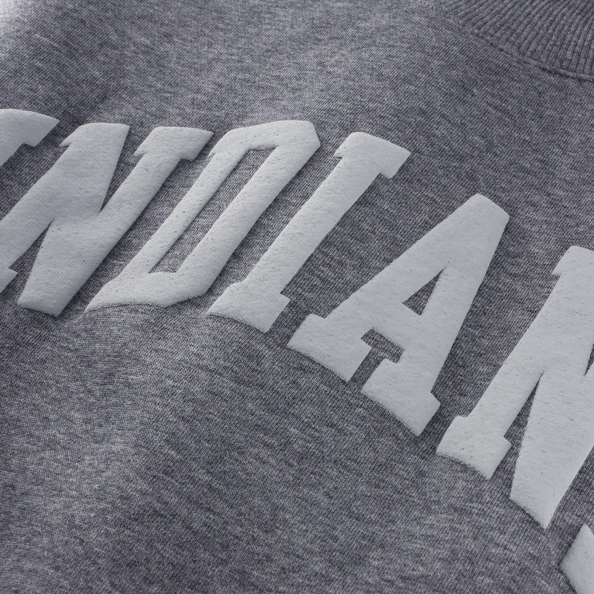 Women's  Heather Gray Indiana Hoosiers Monroe Mock Neck Sweatshirt