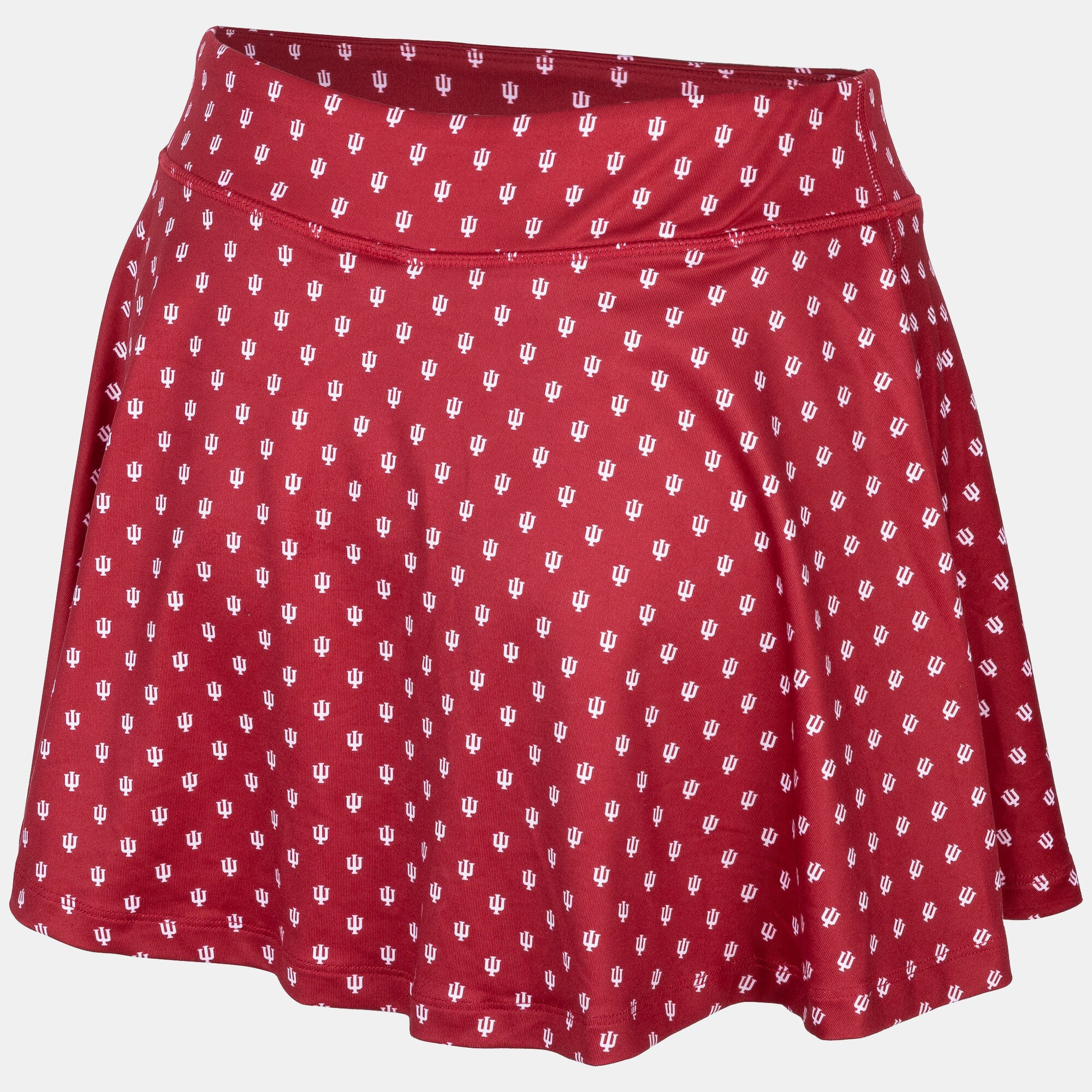 Women's ZooZatz Crimson Indiana Hoosiers Allover Print Flowy Skort